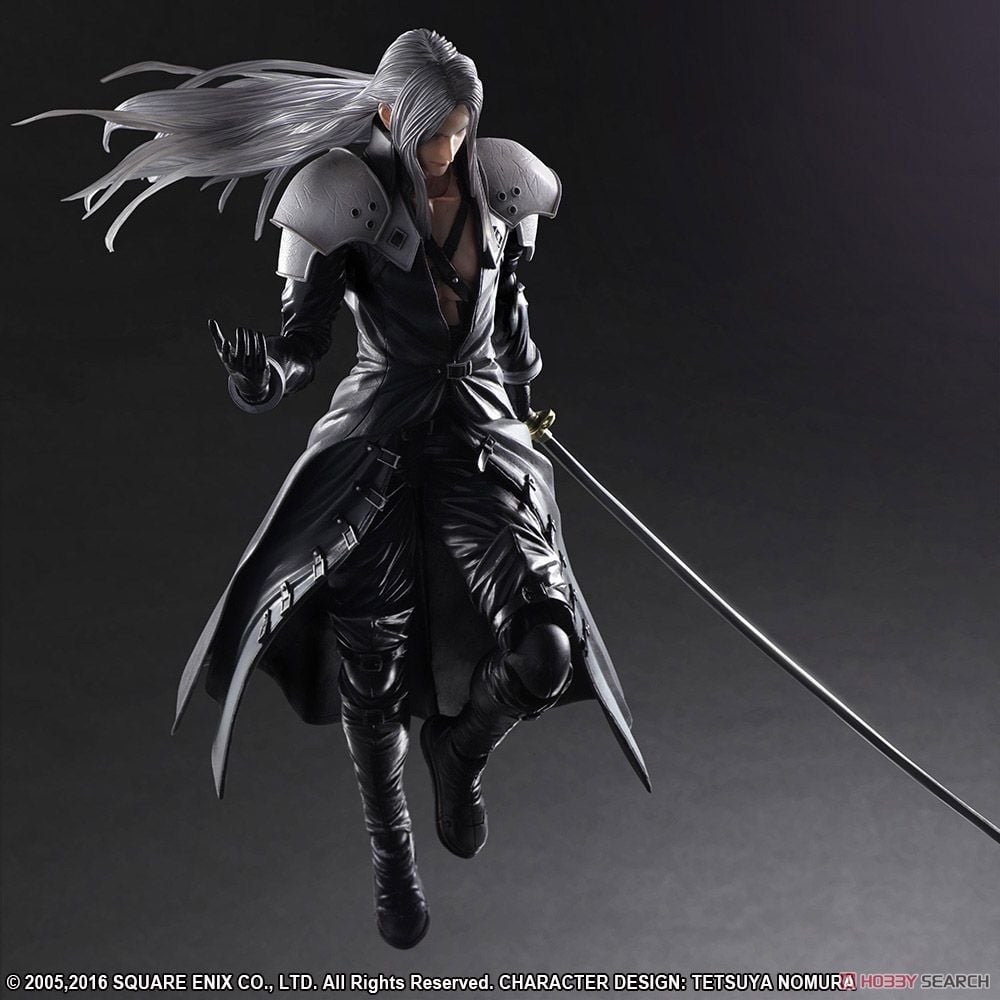 日版 《初版》Play Arts 改 Kai FF7 Sephiroth No.8 可動 figure ff