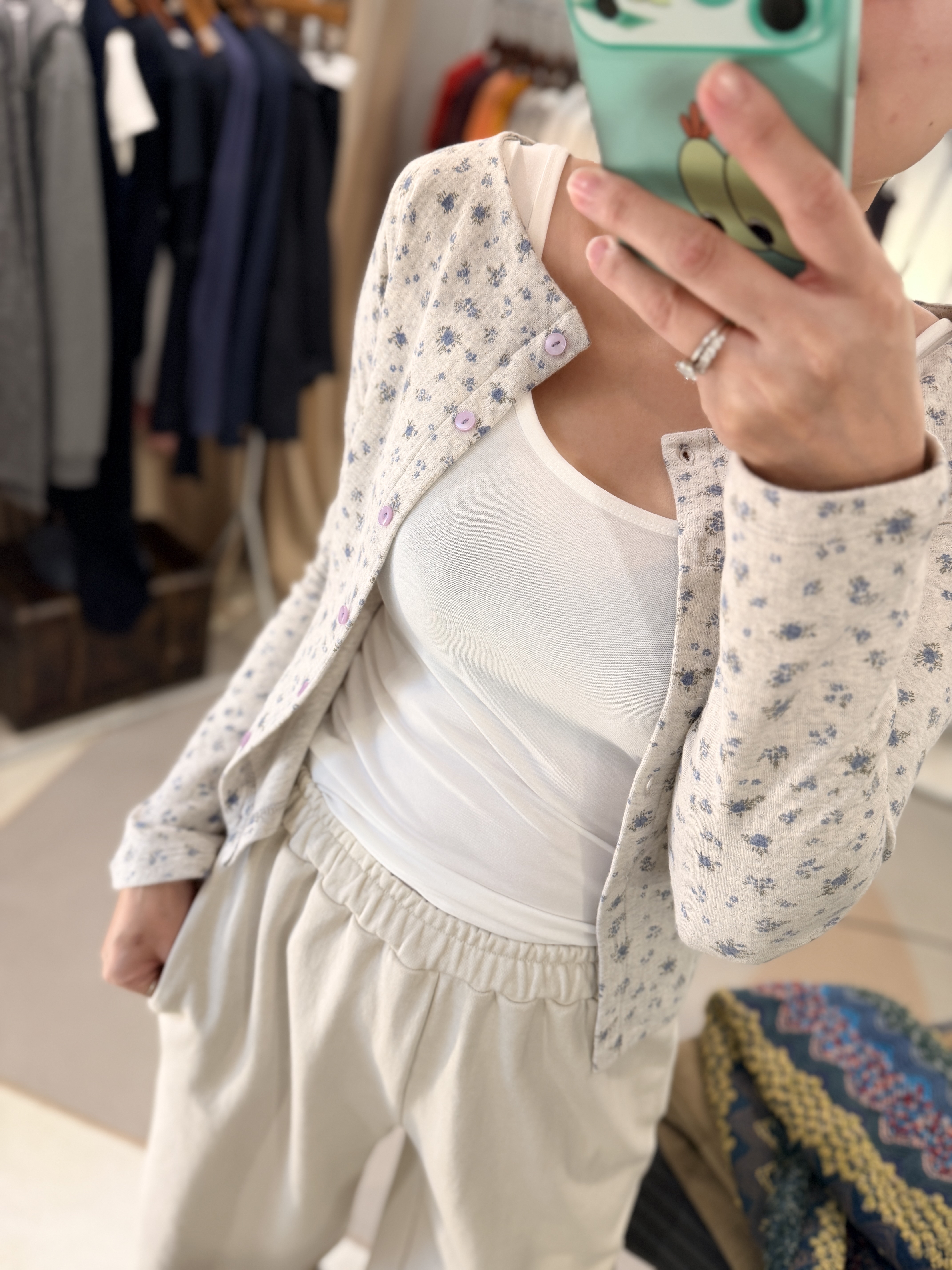 Vintage flower cardigan