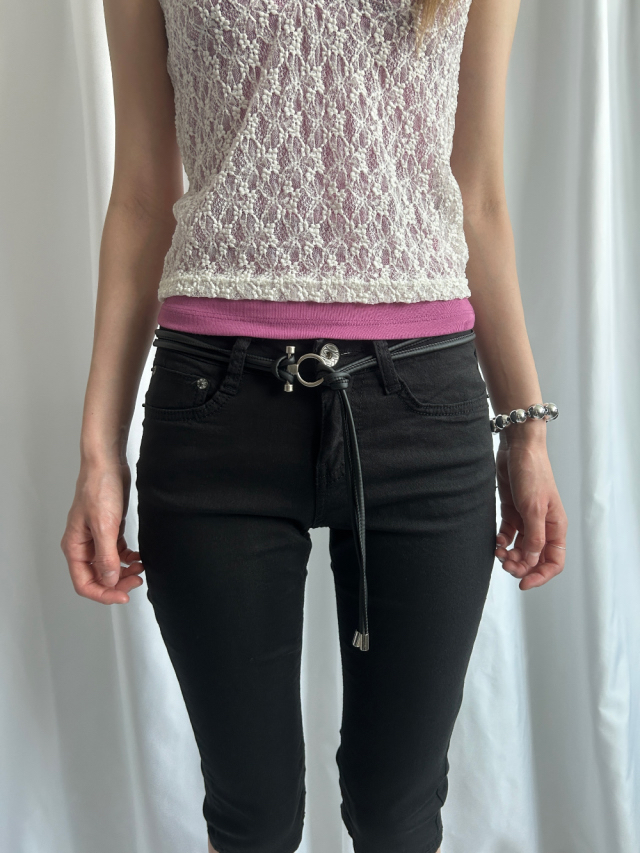 Double-Strand Ring Accent Belt
