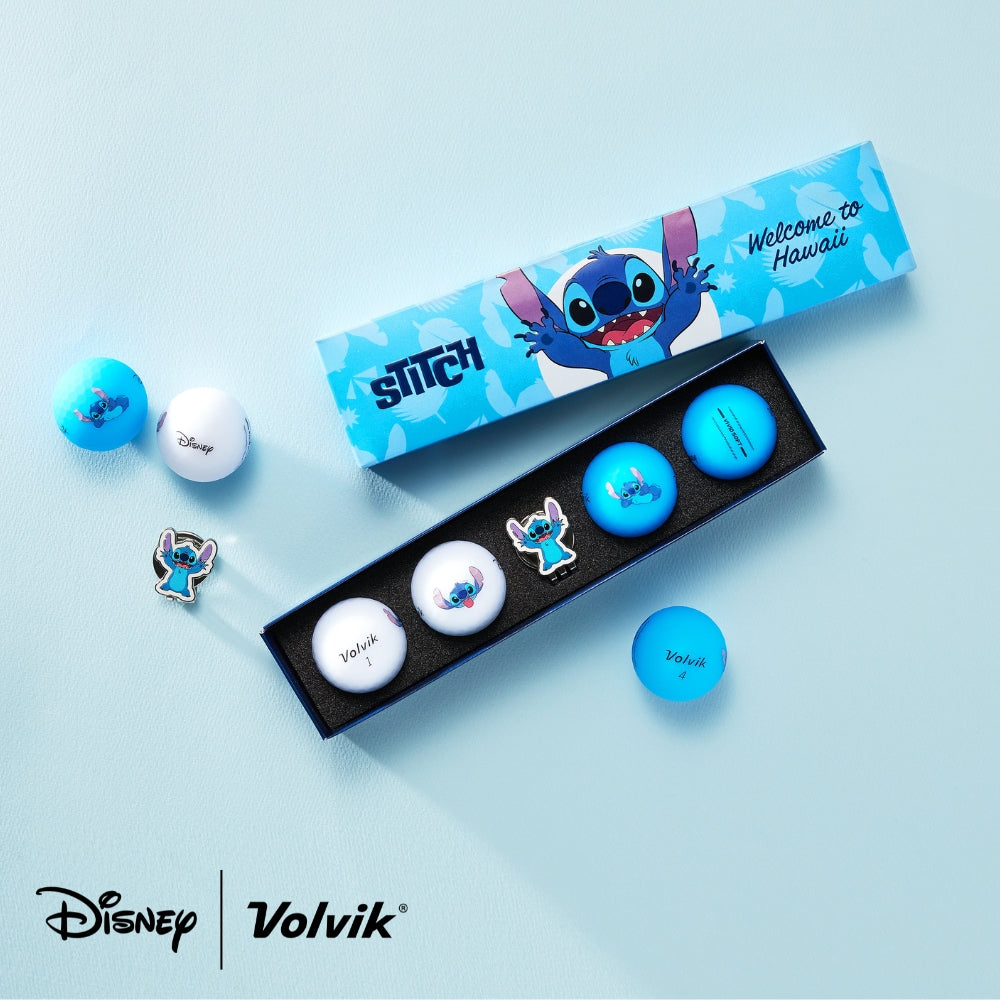 VOLVIK LILO & STITCH 禮盒 球標與帽夾