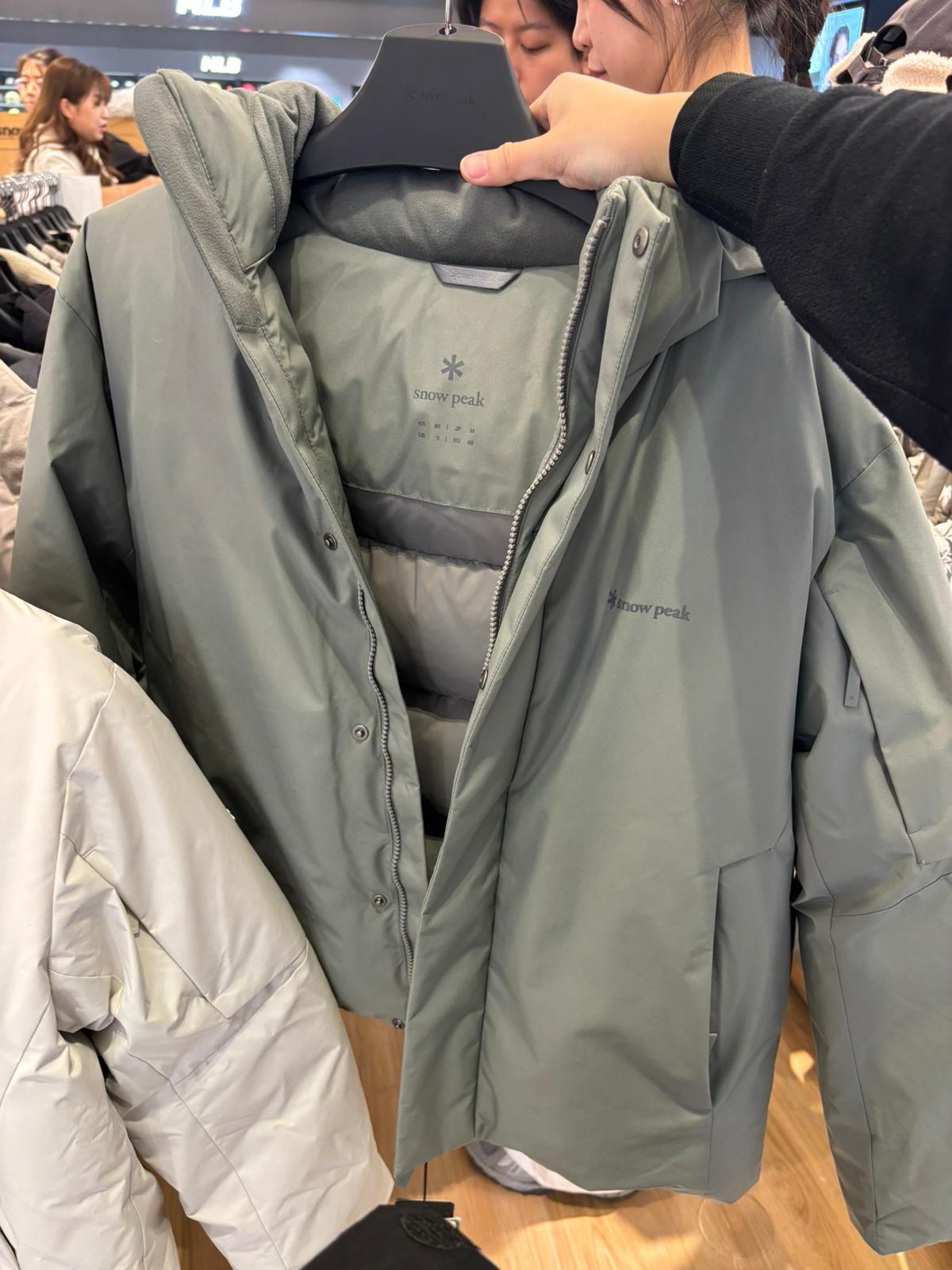 🇰🇷SnowPeak dry peak windstopper heavy down jacket