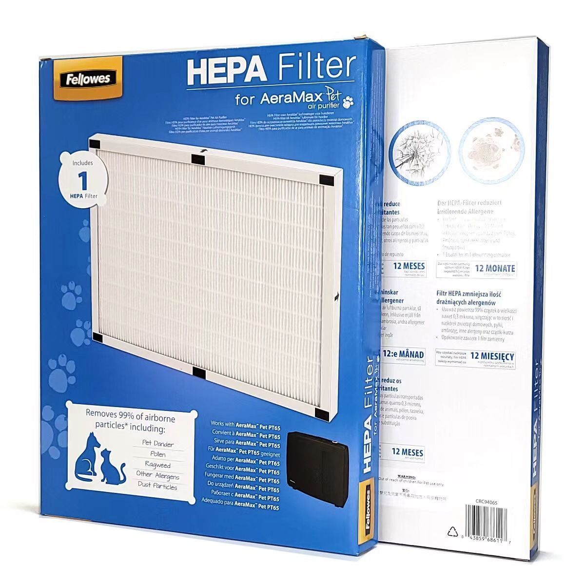 Fellowes AeraMax PT65 HEPA濾網