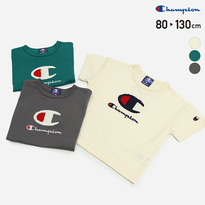 🇯🇵預訂 日本直送🇯🇵Champion三色毛毛標誌刺繡短袖T恤