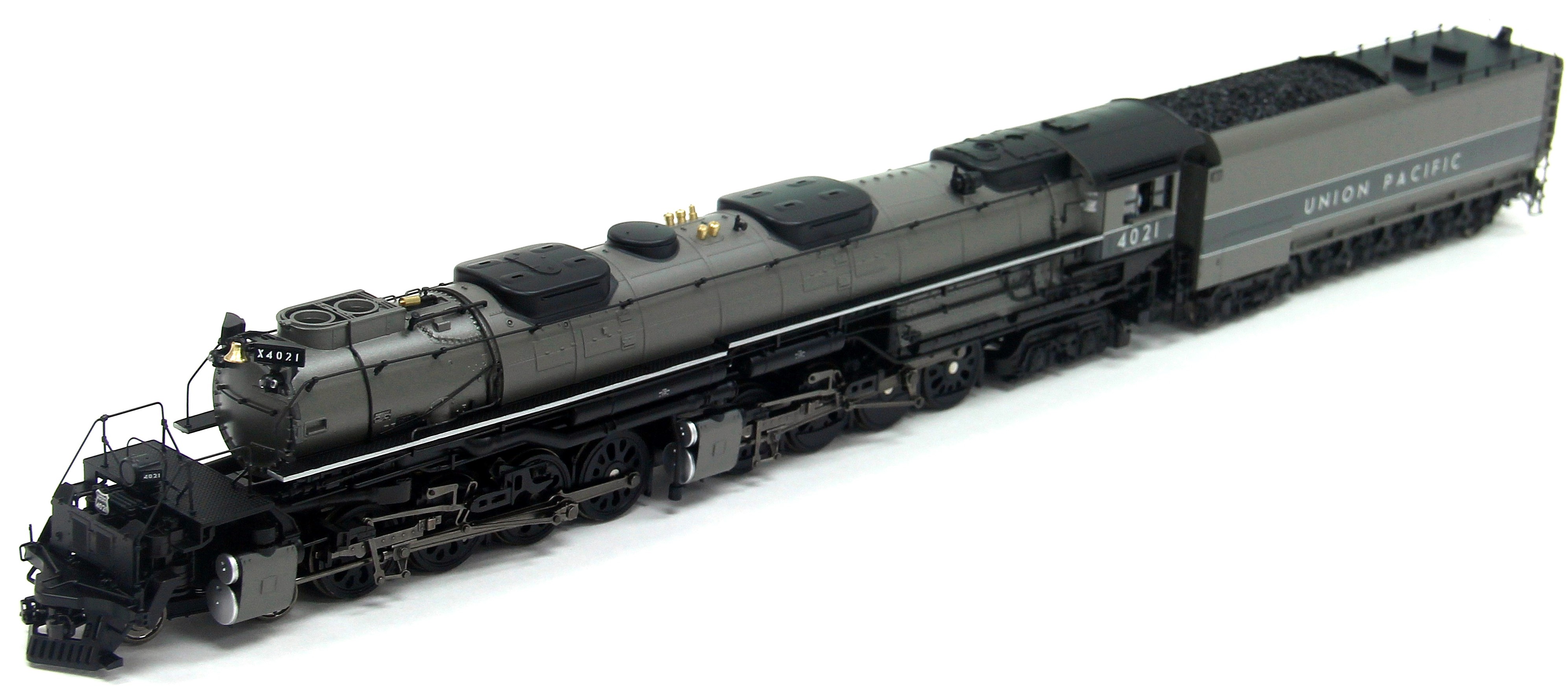 HO 1:87 BROADWAY LIMITED Bigboy Grey #4021 TTG DCC Sound and Smoke