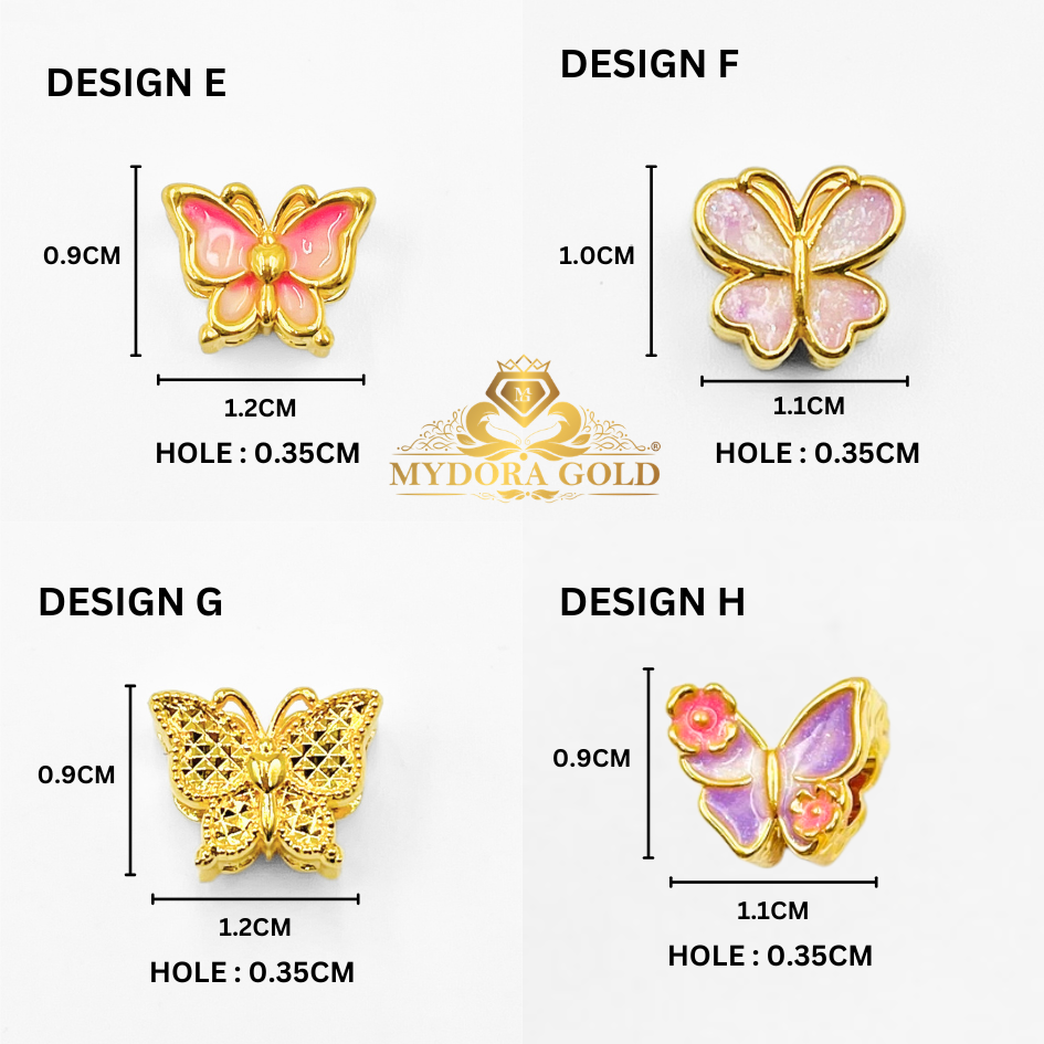 MYDORA Bead Butterflies Series (5G) l EMAS 916/22K