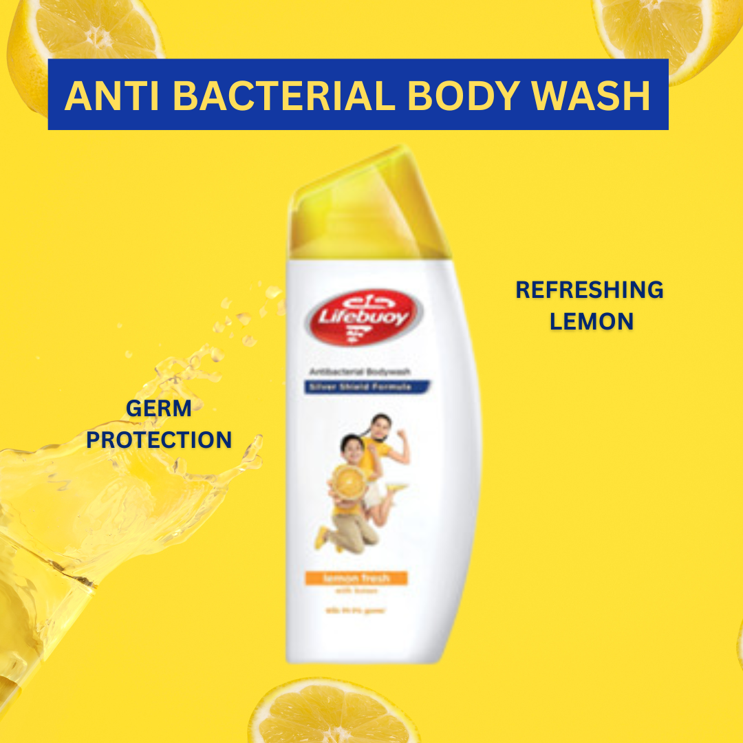 Lifebuoy AntiBacterial Body Wash 275ml / LEMON FRESH