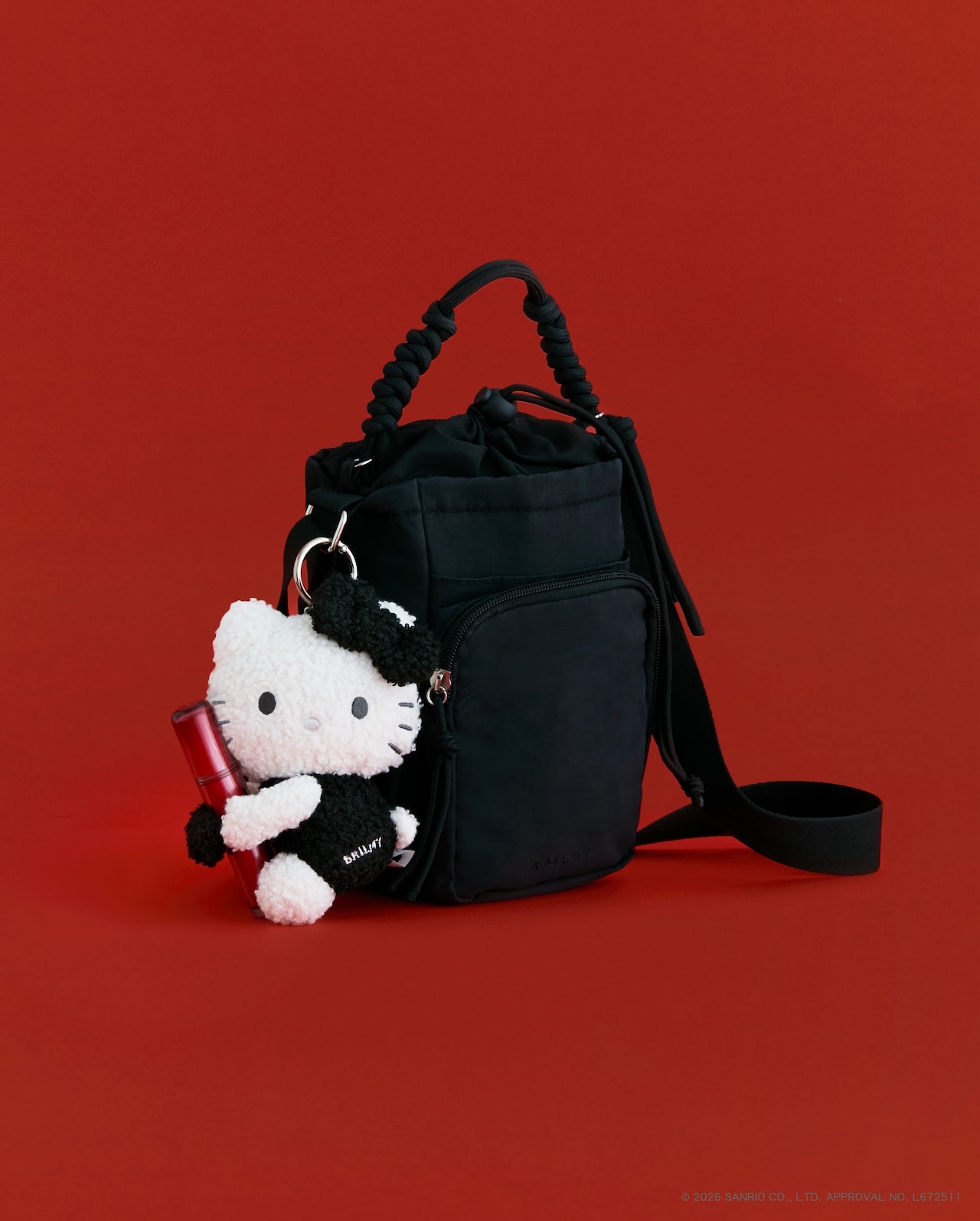 日本預訂📍日本HELLO KITTY × BRILMY系列 - 攬攬唇膏公仔吊飾 2026年10月中下旬出貨