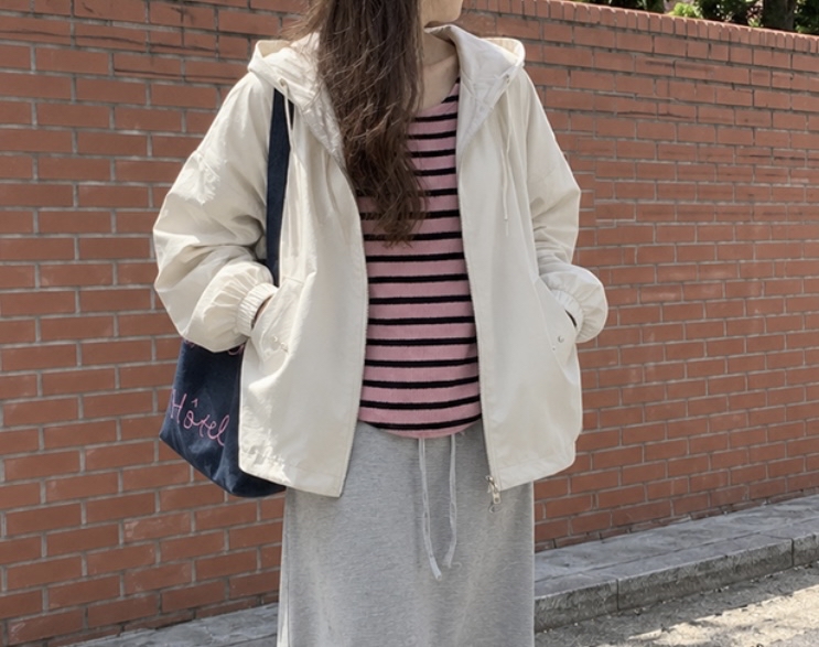 毛巾棉橫間top