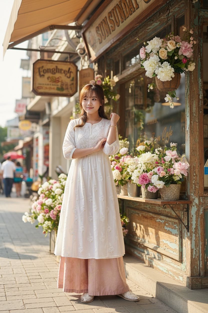 1621 Pure White Emb. with Golden Stamping OP 46"