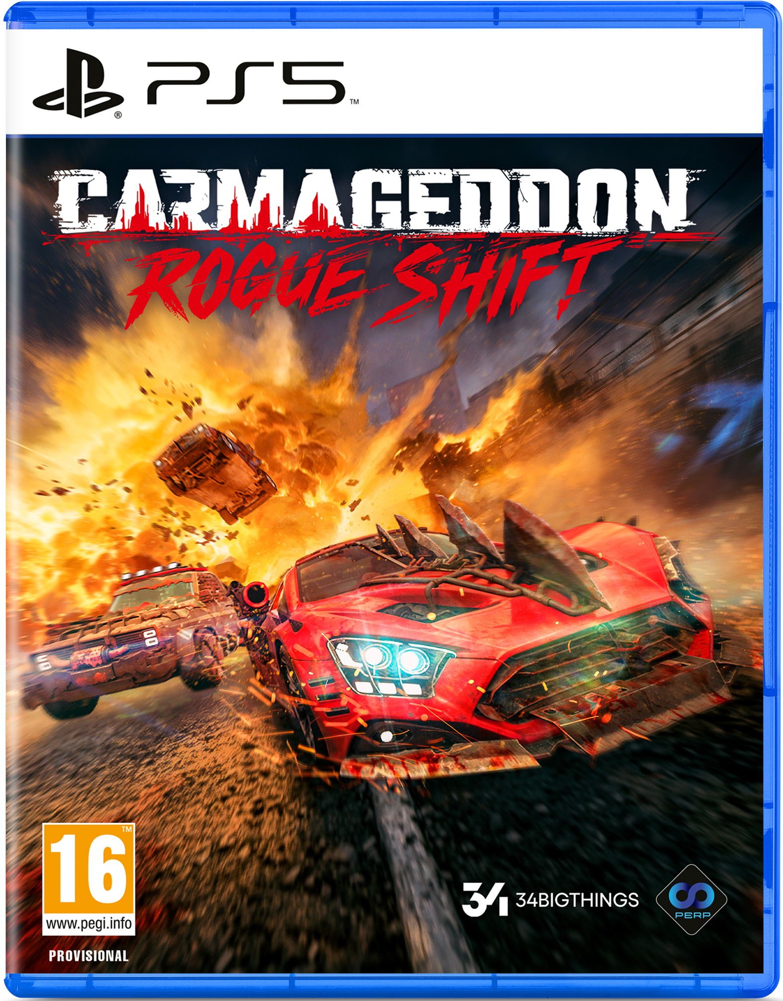 【預售 27/ 11】PS5 死亡賽車：亡命變速 遊戲/ Carmageddon: Rogue Shift  中/英文  ( 英文封面 )