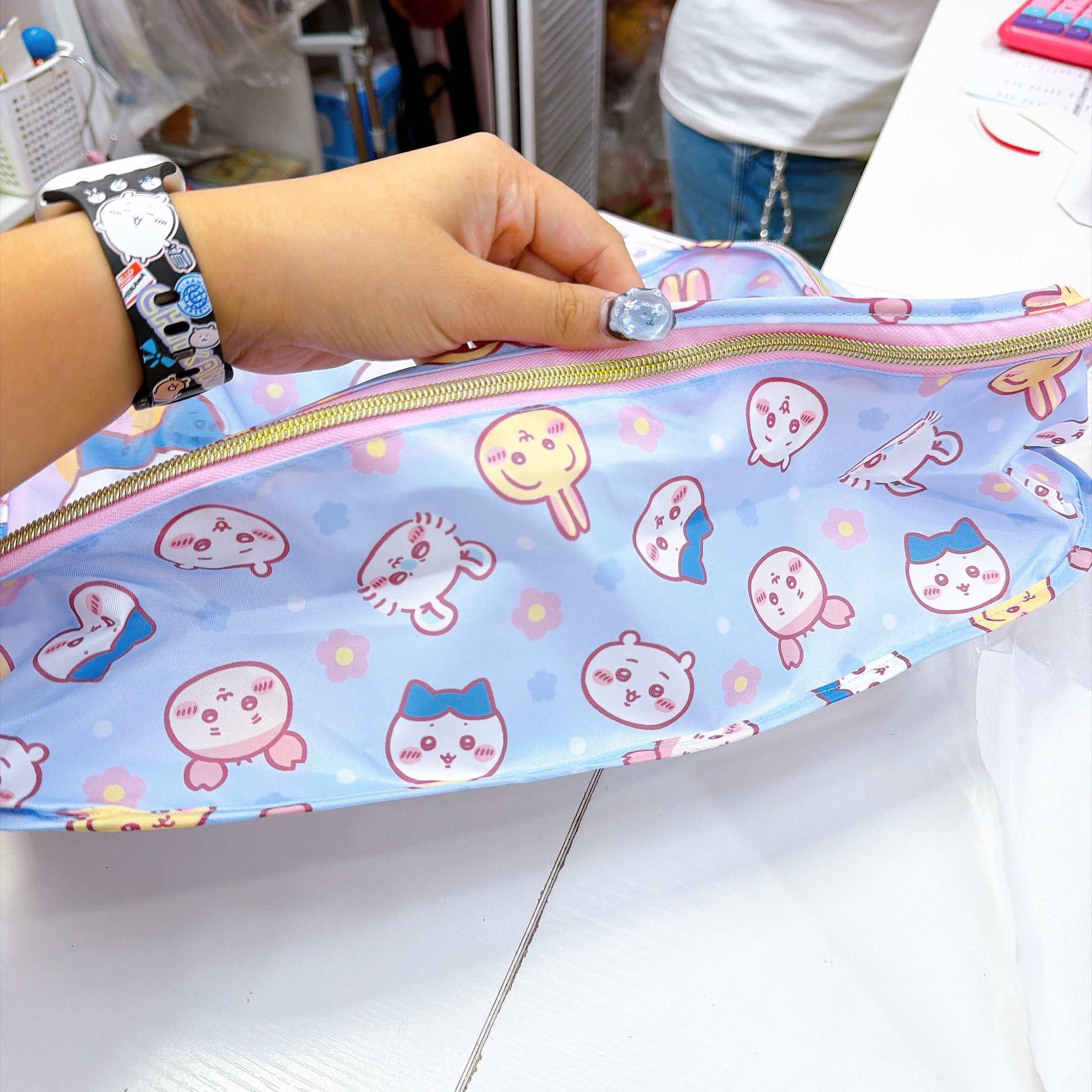 原裝行貨Sanrio Kurumi Melody chiikawa 衣服收納袋 42×30x13cm
