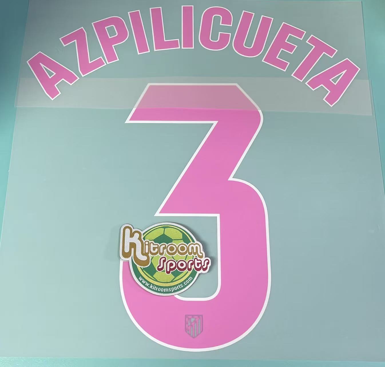2024-25 Atlético Madrid Away Nameset #3 AZPILICUETA