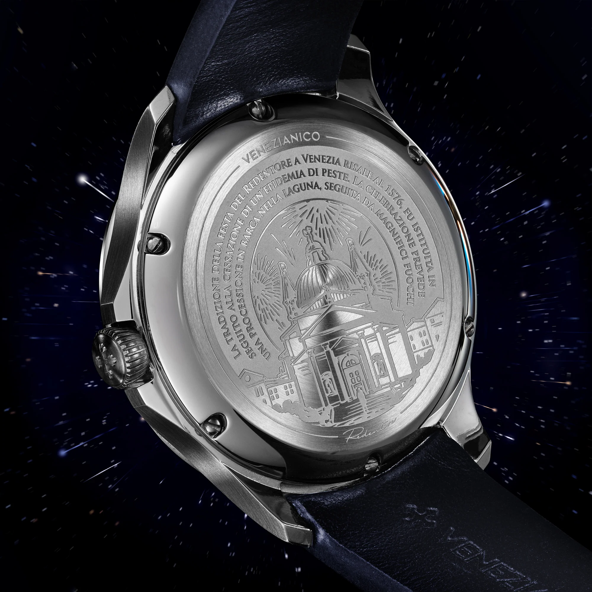 預訂 VENEZIANICO 聖馬可教堂廣場 Redentore Bellanotte 40mm - 1221575 *可加配原裝鋼錶帶*