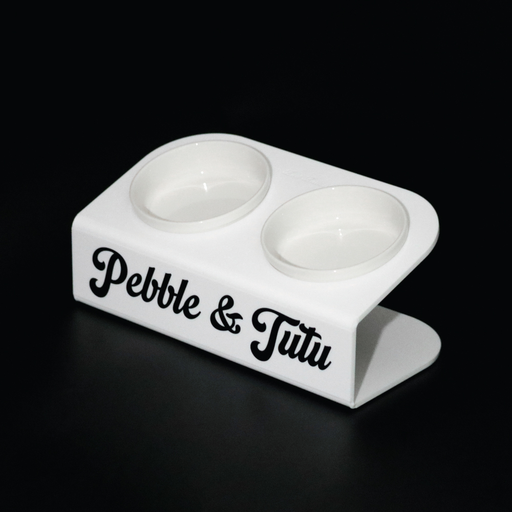 【客製寵物碗架 1.0  - 貓及小型寵物】