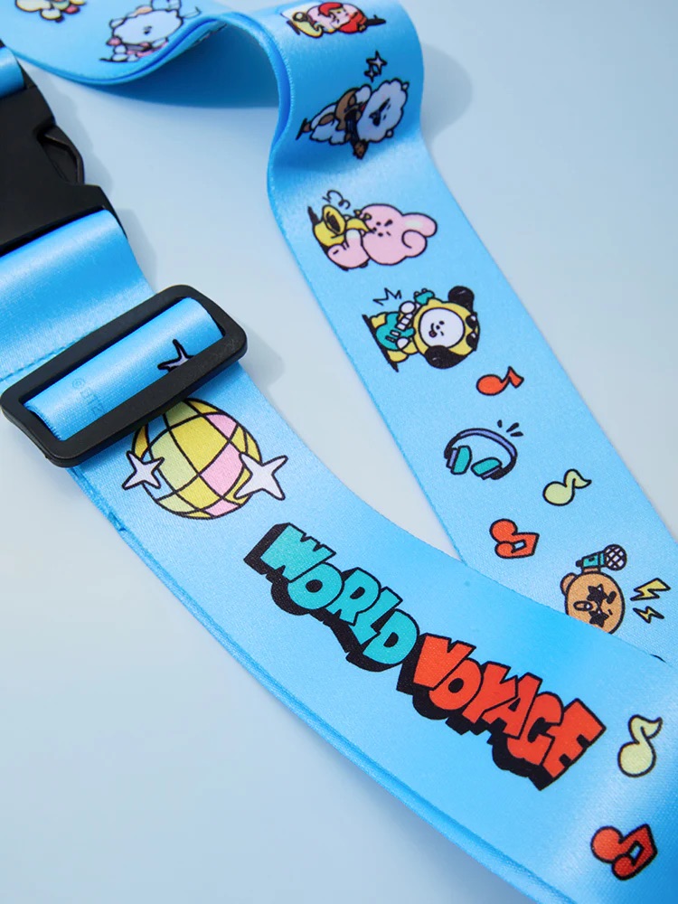 📦訂購 韓國代購 Line Friends BT21 (WORLD VOYAGE) LUGGAGE BELT 行李帶
