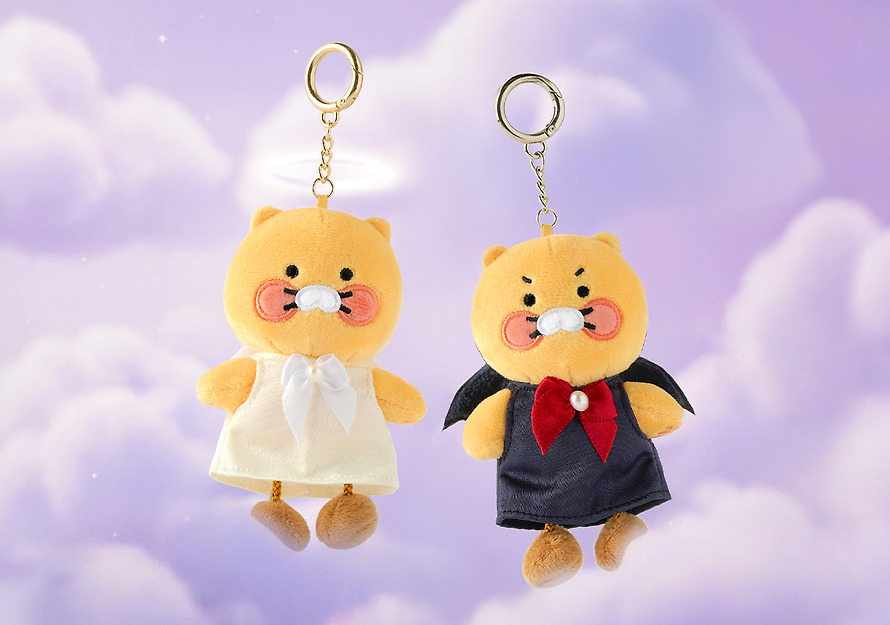 春植 天使 惡魔 公仔鎖匙扣