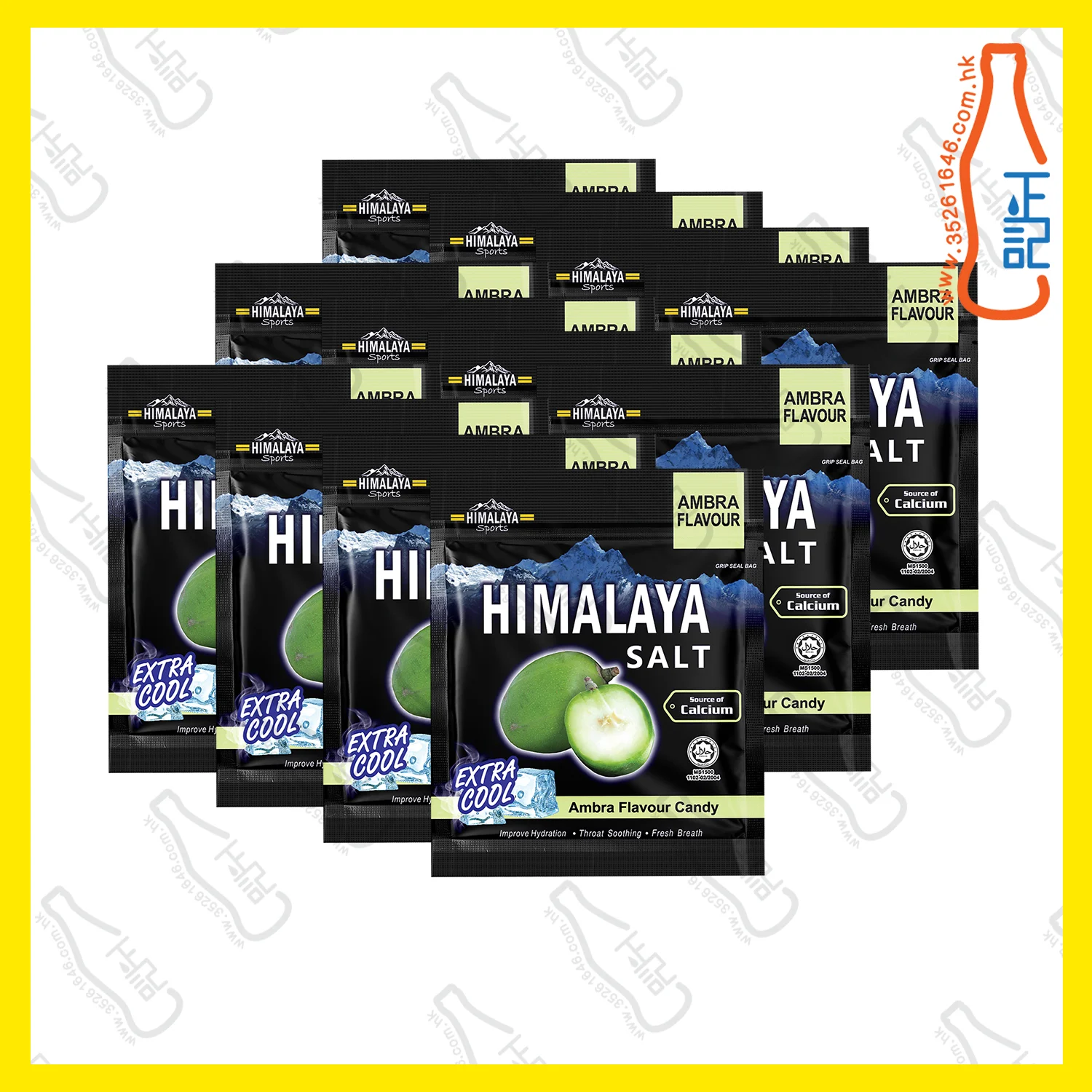 ==BIG9083 Himalaya 喜瑪拉雅山鹽薄荷糖 - 咸沙梨味 x 12包 /盒