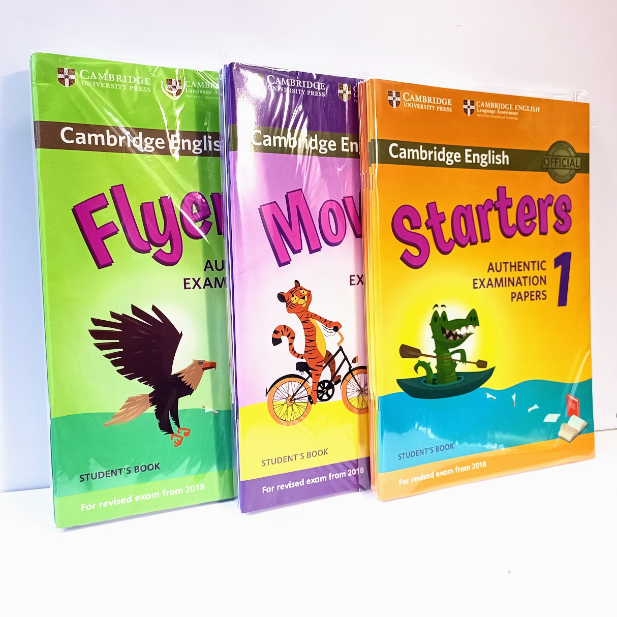 Cambridge English Authentic Examination Papers 2018-2022 Ver. | Starters,movers,Flyers | Authentic Practice Tests | Mini Trainer  CA08 