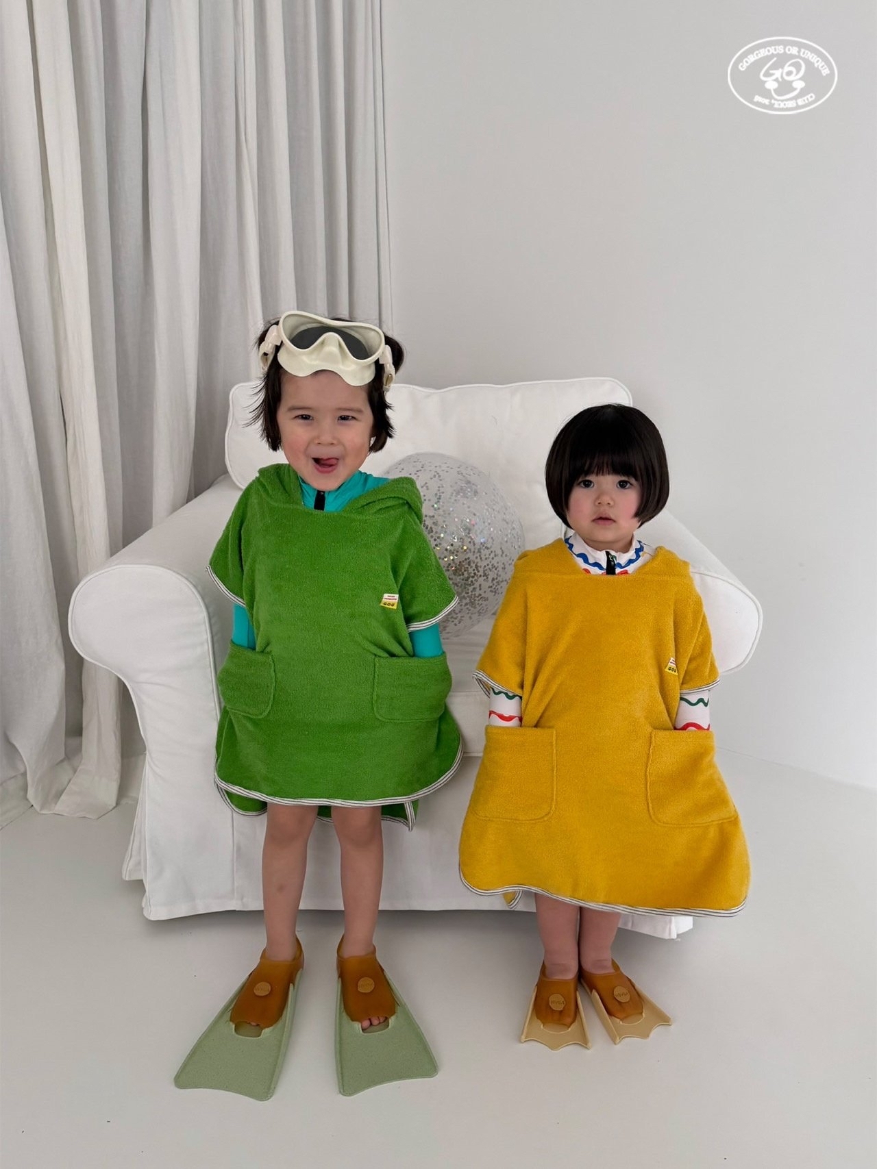 Gou | Hoodie Towel (Green L120-140)