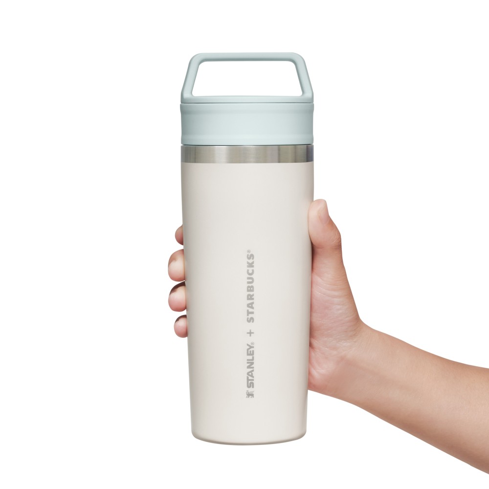 《日本 🇯🇵 STARBUCKS Brighten Up Your Days 系列》STANLEY 不鏽鋼保溫瓶 白色 473ml