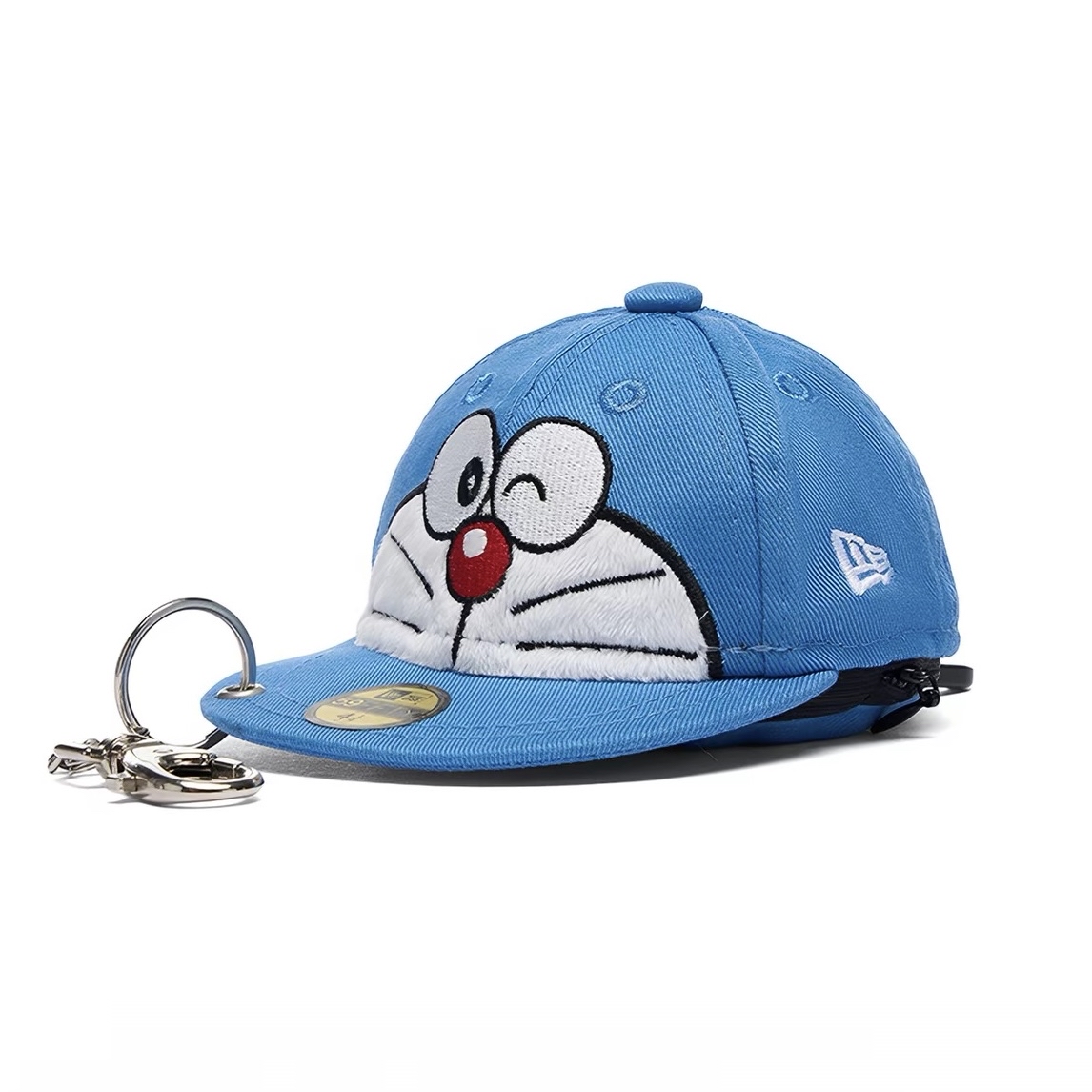 [訂購] 多啦A夢New Era Cap帽造型鎖匙扣 拉鏈袋｜Doraemon New Era