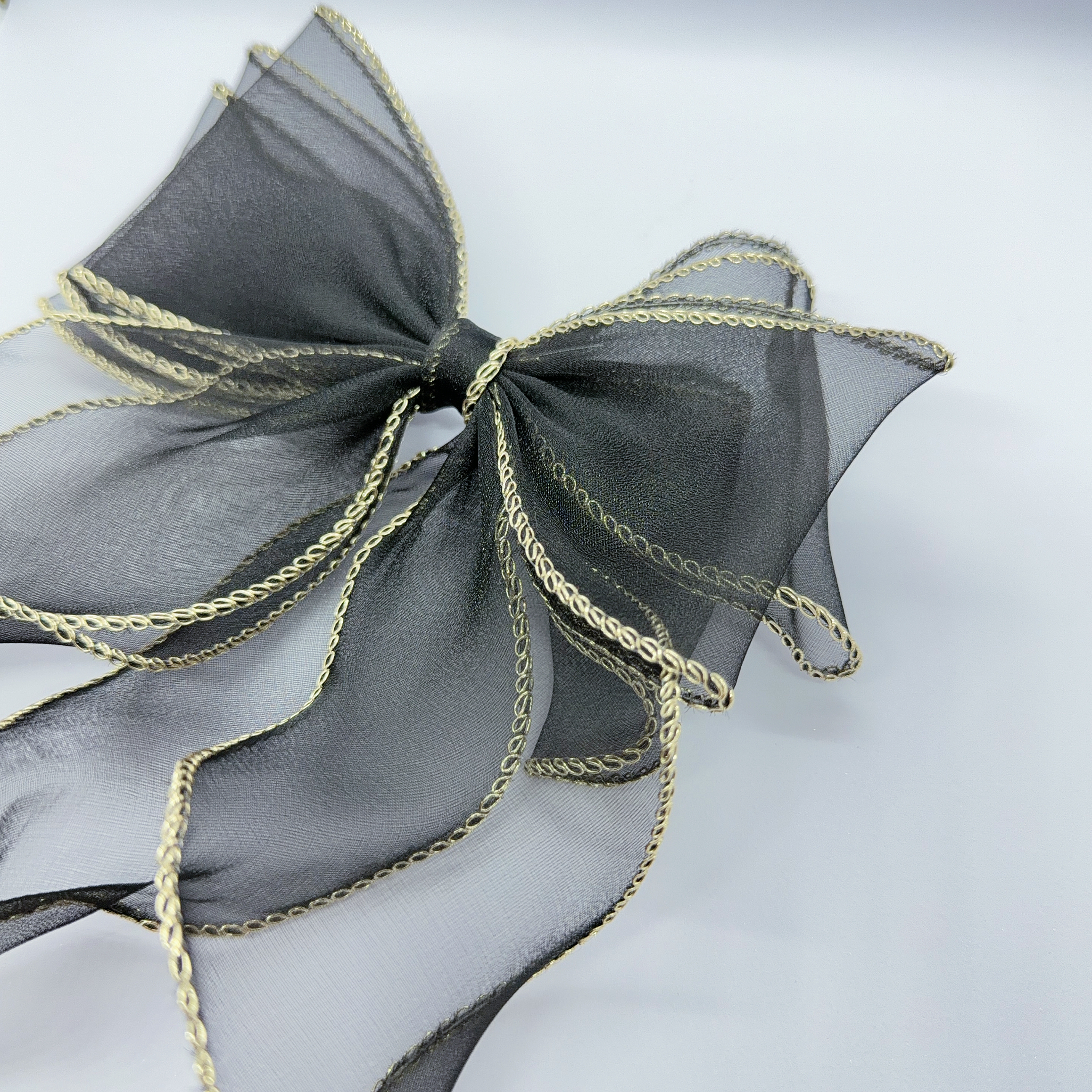 大蝴蝶結髮夾 / Large Bow Hair Clip - A