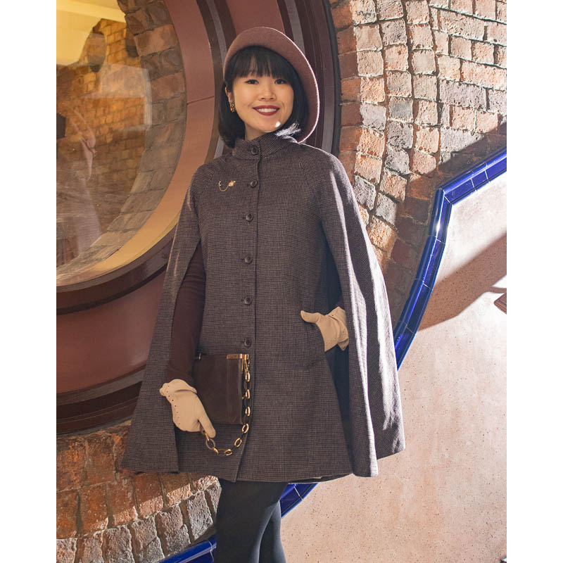 (Ready/Custom-Made)Vintage Style Classic Winter Cape Coat /Cape Jacket(FM168)