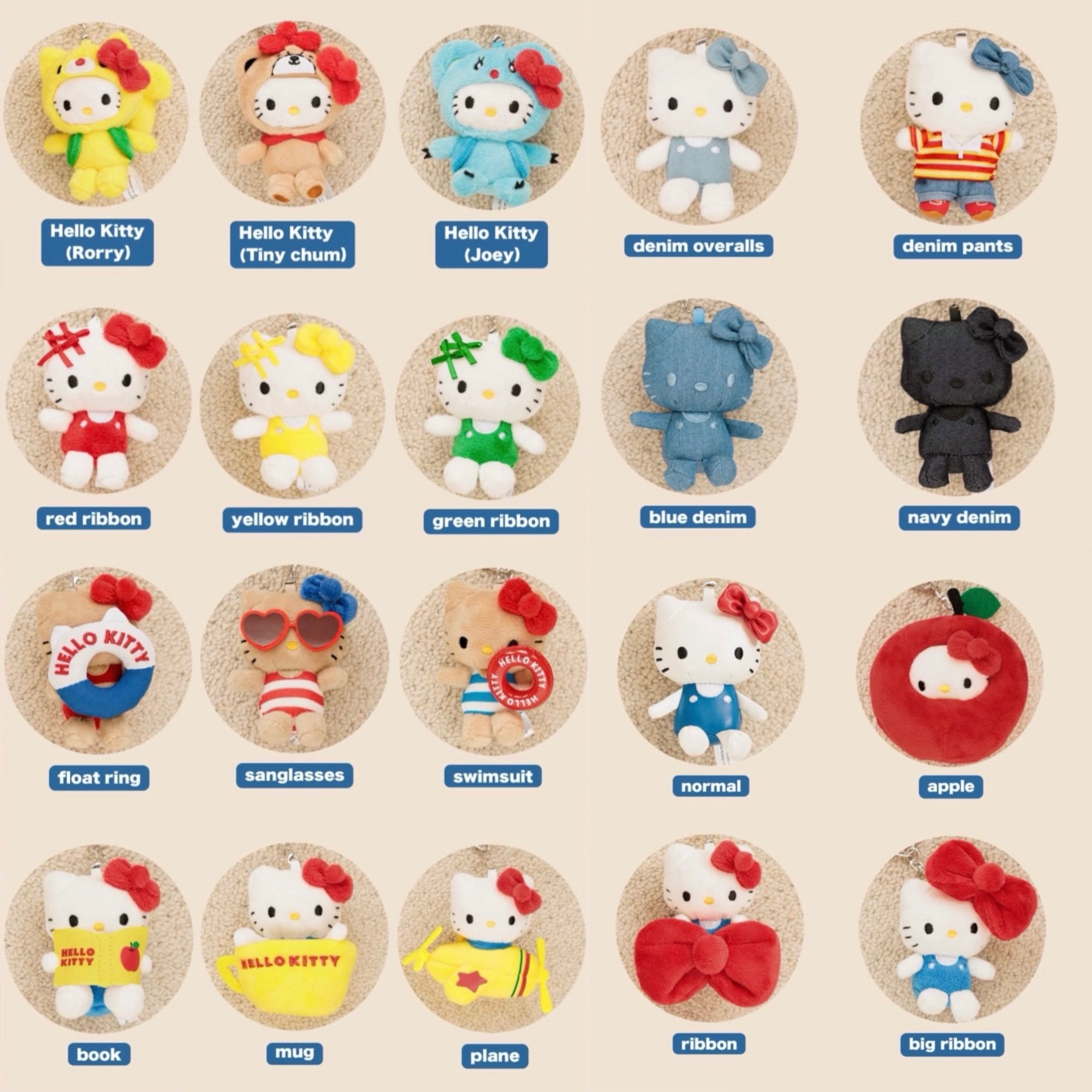🎌日本直送🎌 LOWRYS FARM x Hello Kitty 聯名限定公仔吊飾