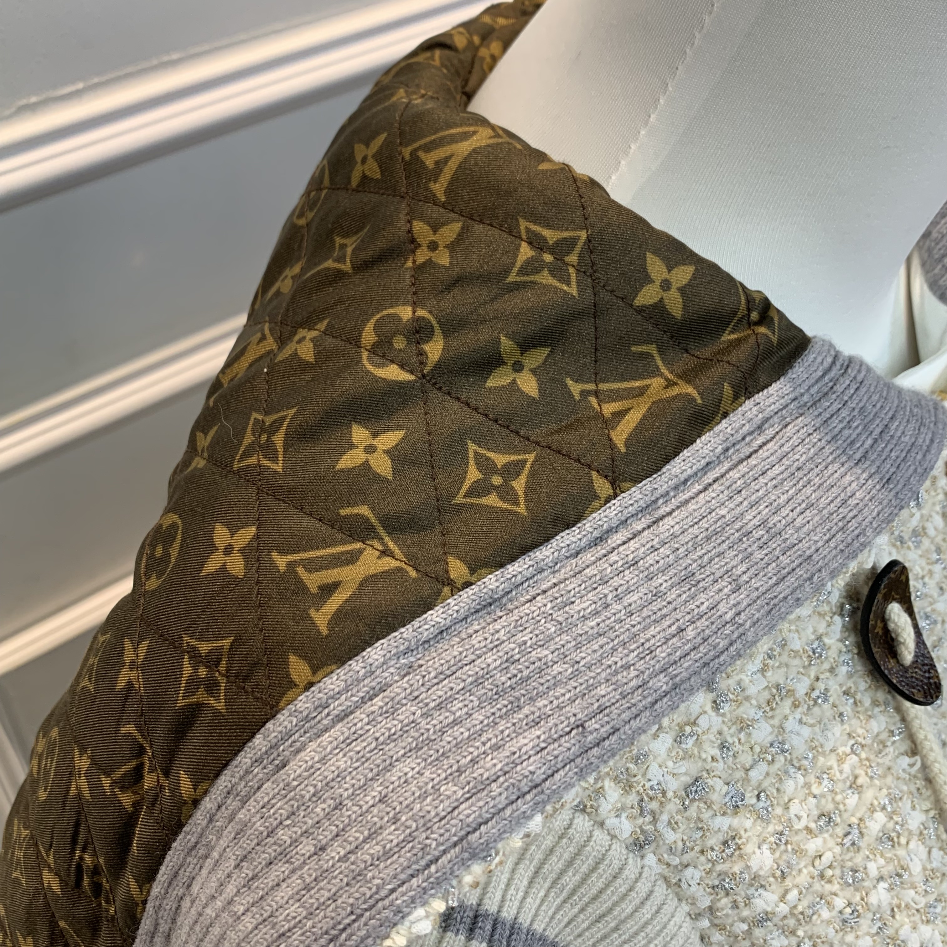 LV小香風外套棉服外套 劉亦菲同款❤️‍🔥