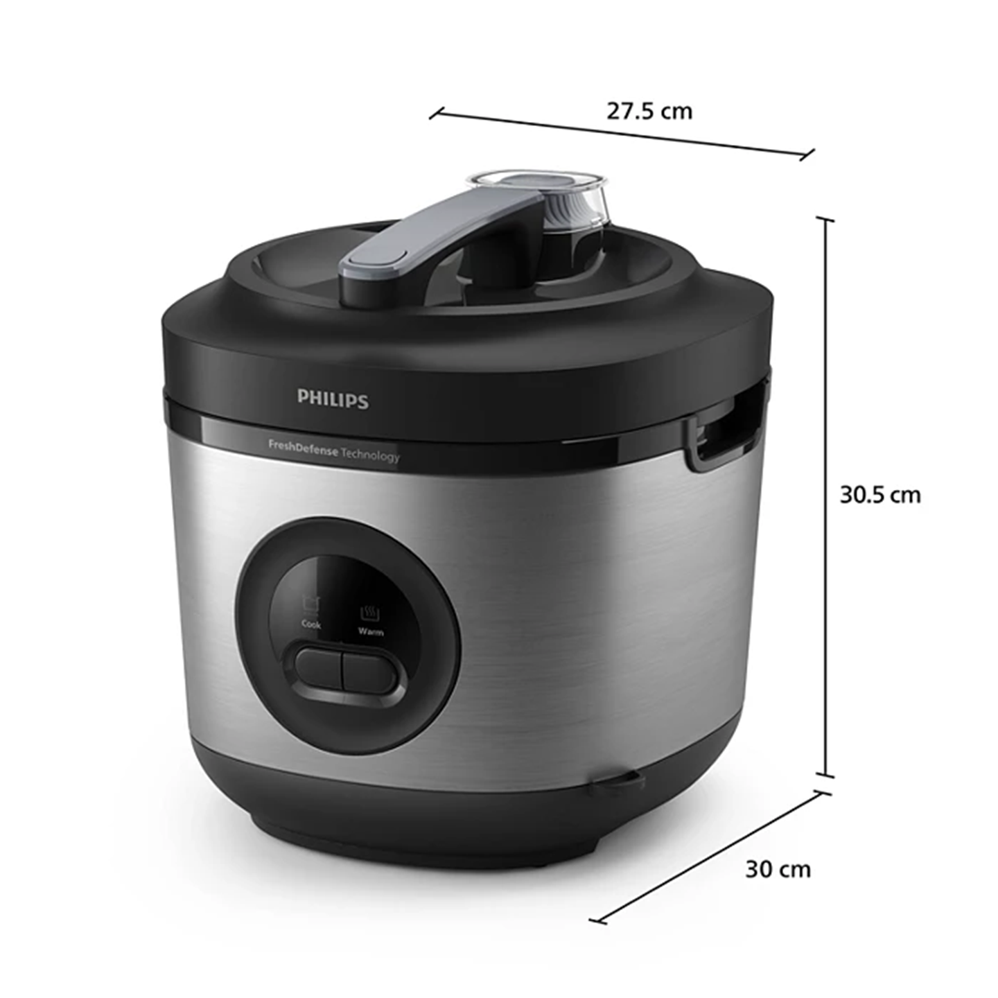 Philips 3000 Series 2.0L Bakuhanseki Inner Pot Rice Cooker (HD3213/31)