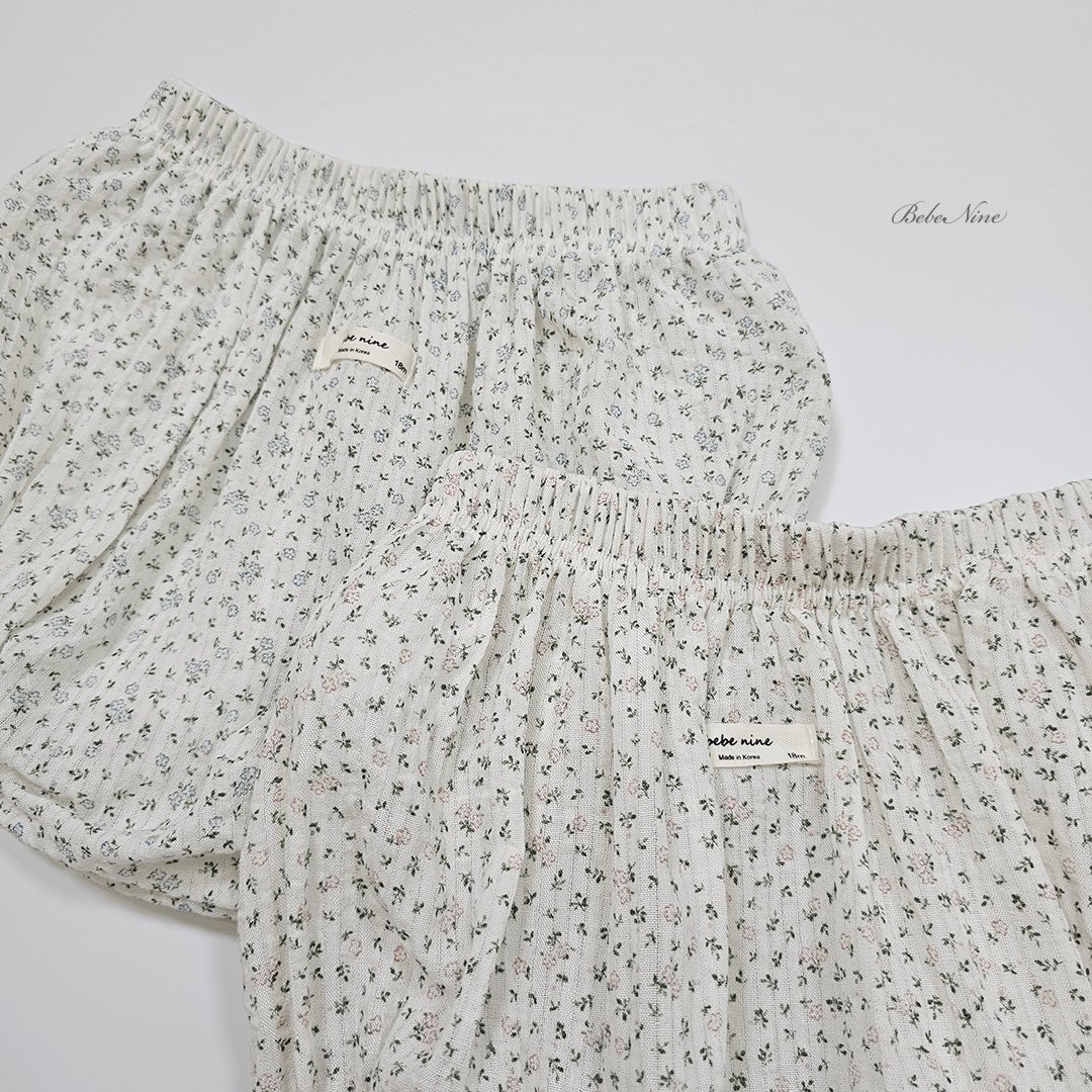 ☀️預訂 韓國直送☀️🇰🇷Bebenine四色碎花波點純棉燈籠褲