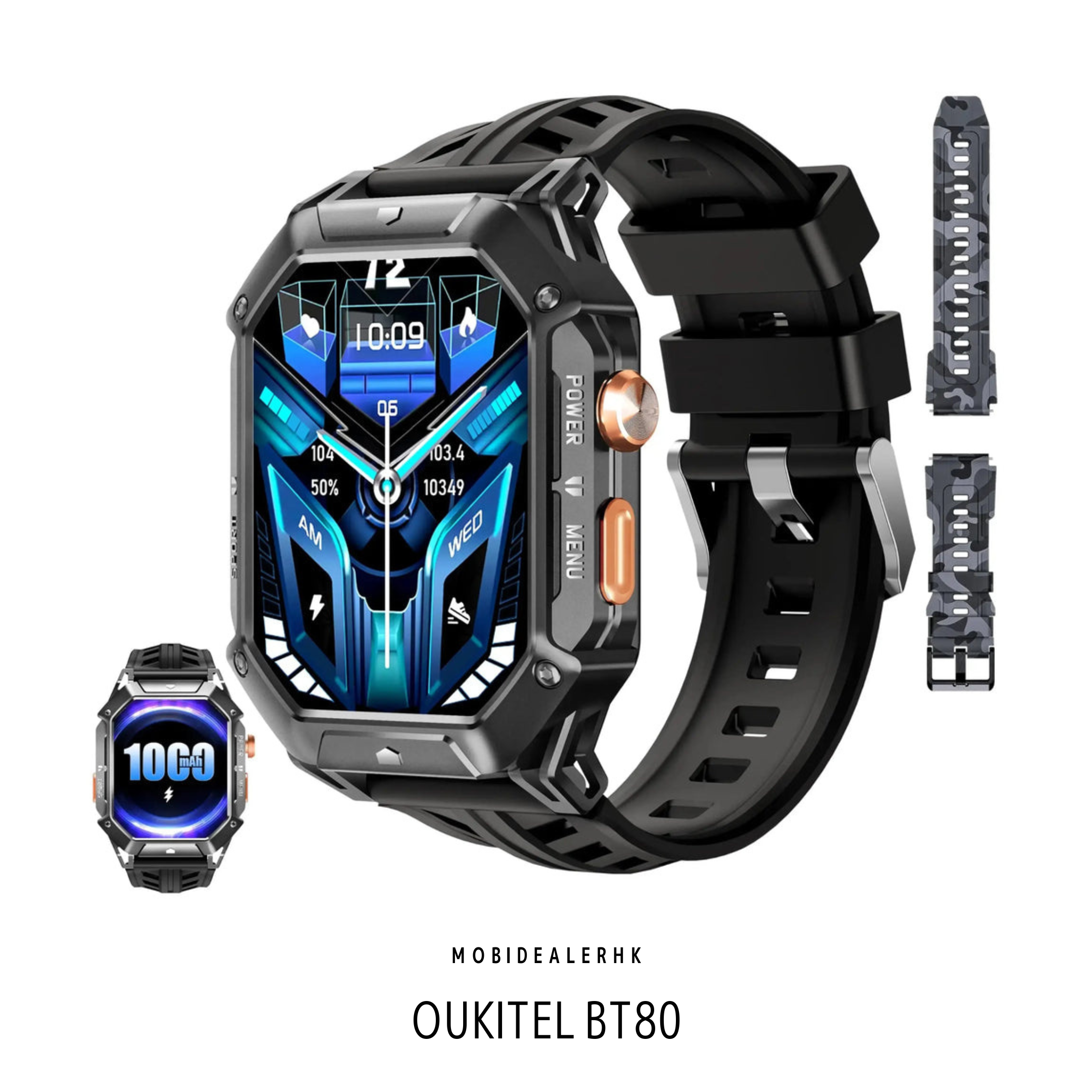 Oukitel BT80 三防智能手錶 | Oukitel BT80 Rugged Smartwatch 
