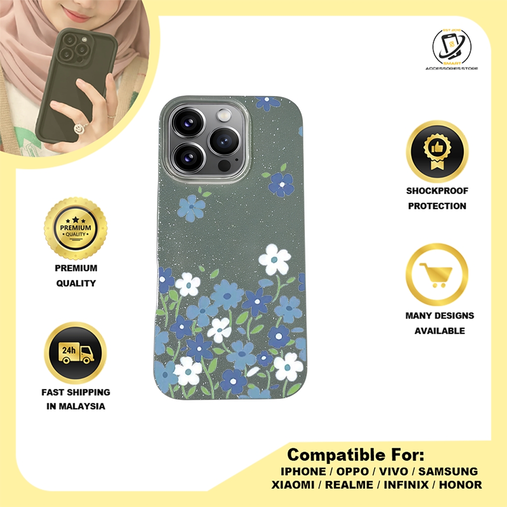 BLING CASE PHONE FOR IPHONE - DESIGN FLOWER C