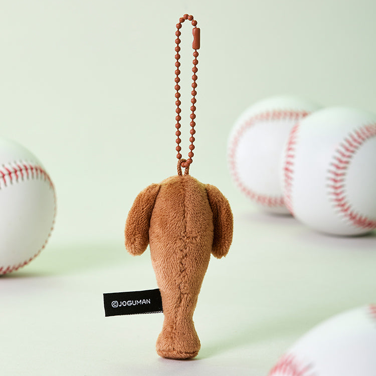 [JOGUMAN STUDIO] WOODY BASEBALL BAT DOLL KEYRING 