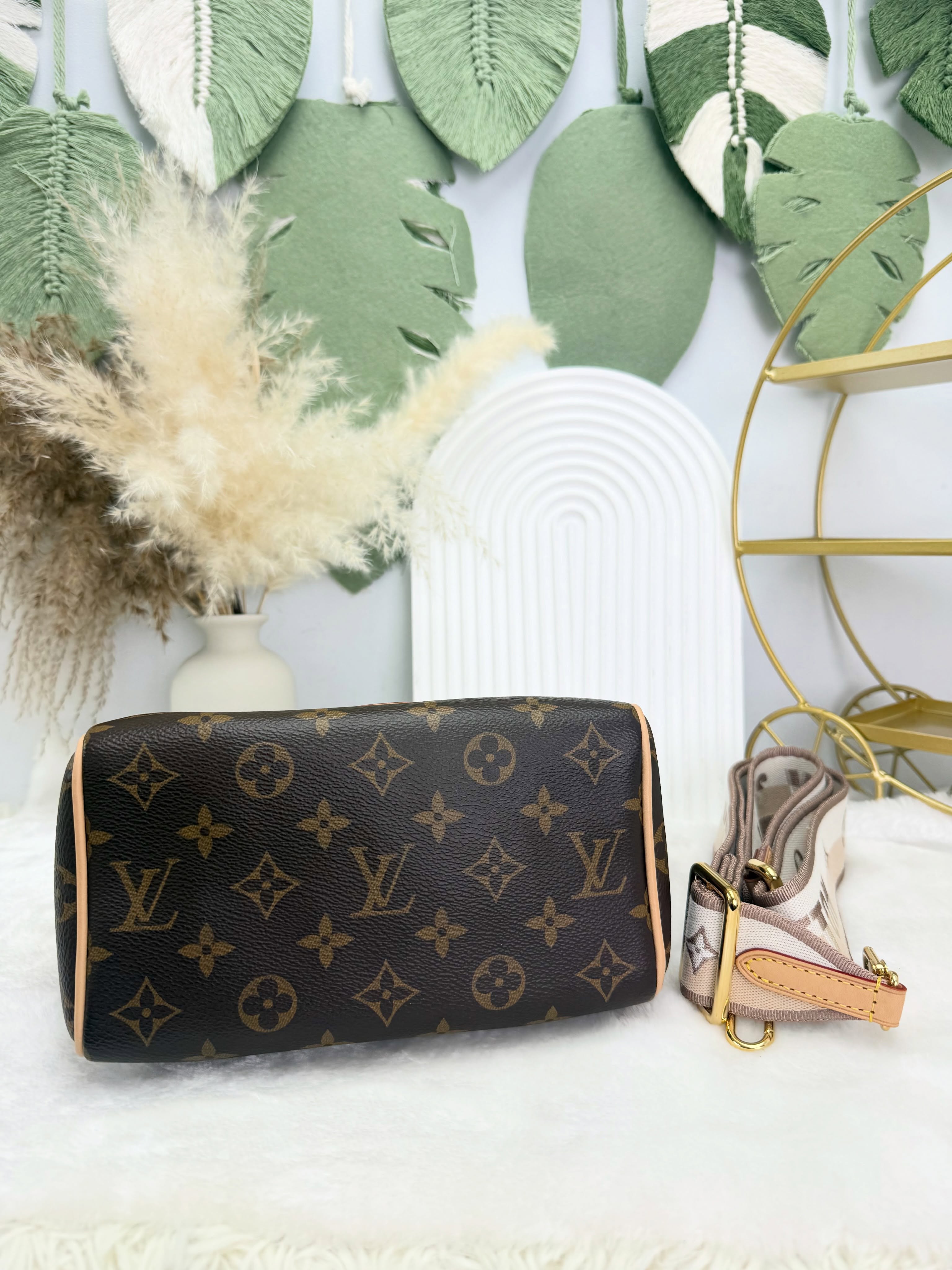 LV👜 PRE OWNED🛍️老花speedy20 🤎晶片款 2024年專門店單 有塵袋 💼