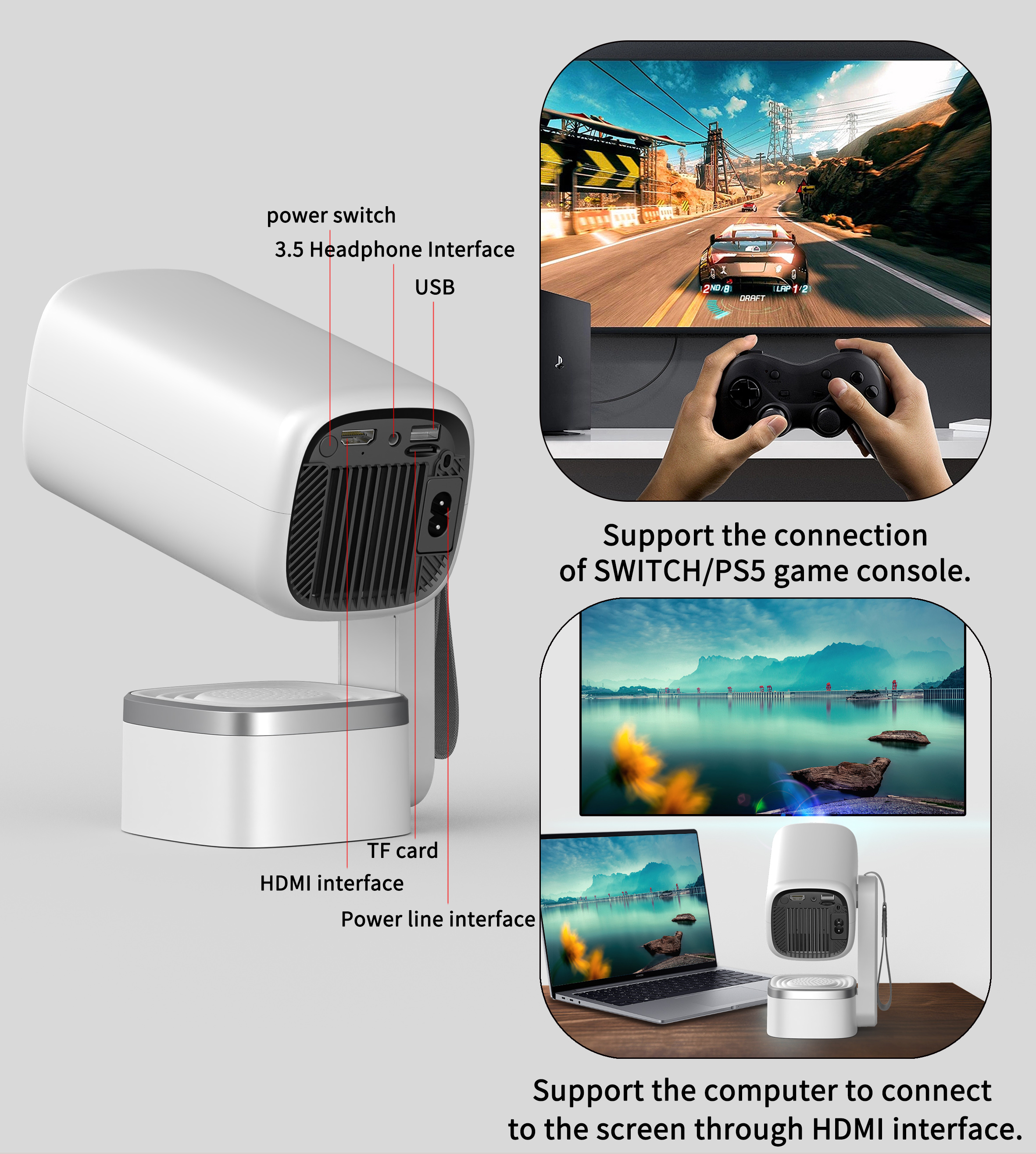 SAPPHIRE 4K YL03B 智慧投影機