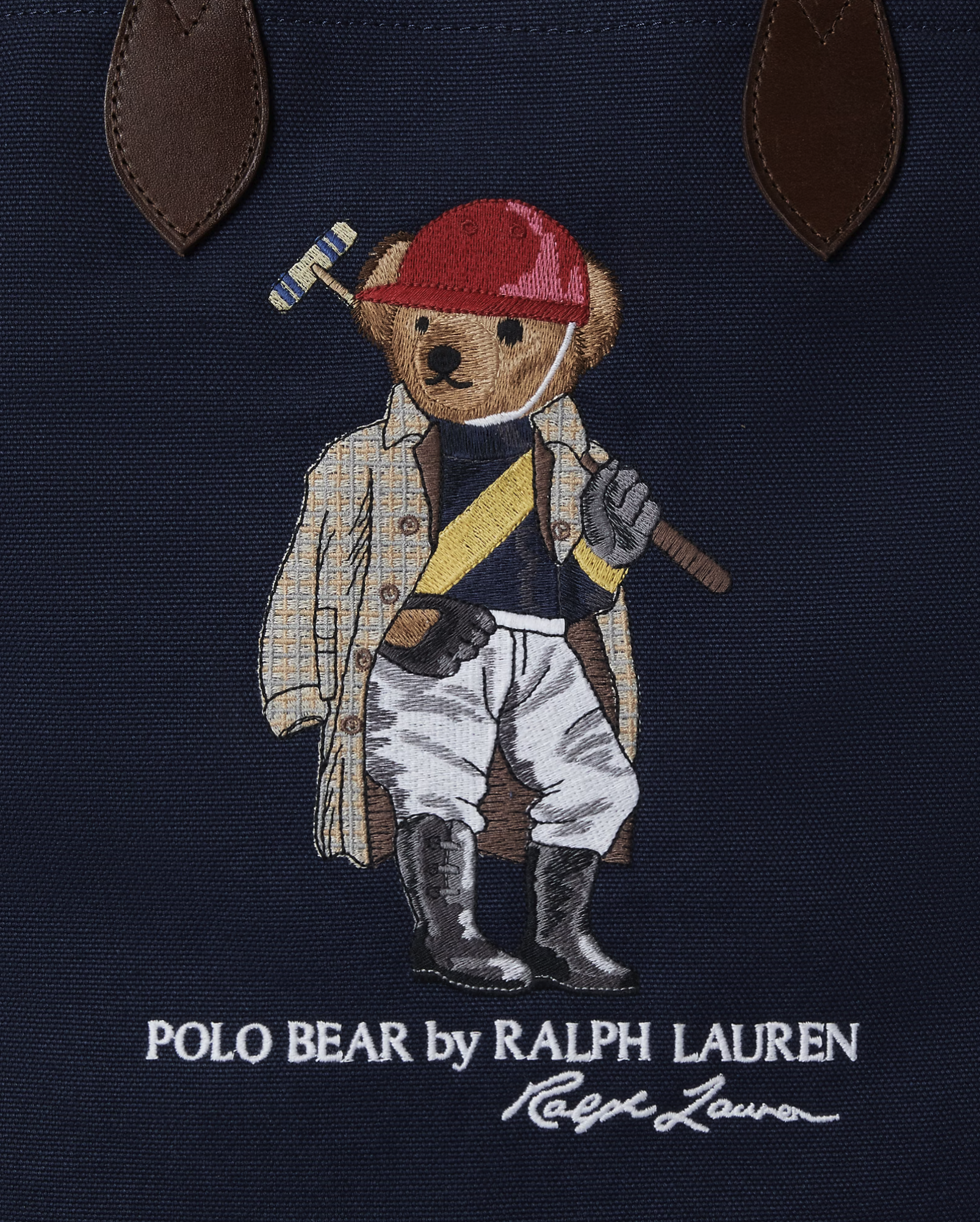 Polo Bear Canvas Shopper Tote