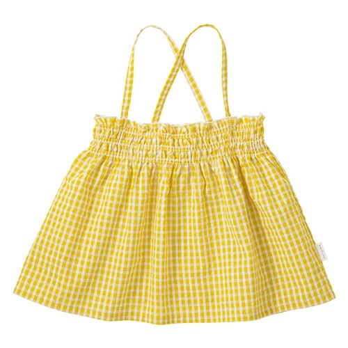 Monpoke 嬰兒比卡超黃色裙子 one size 70-80cm