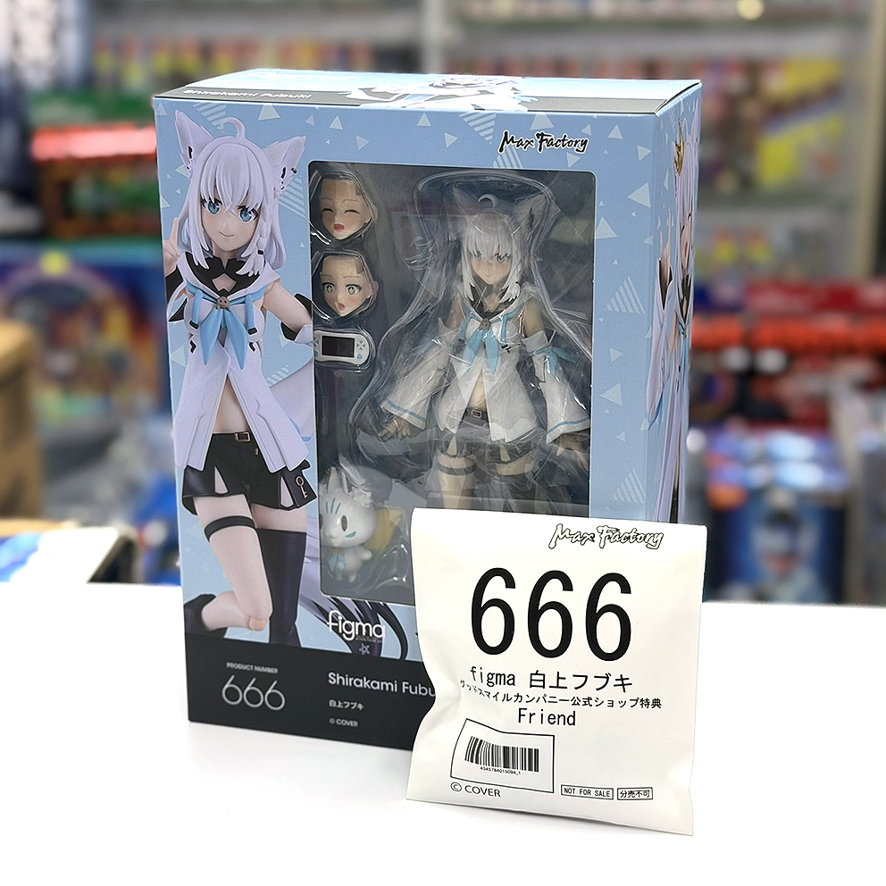(行版普通版 / 日版特典版) Max Factory figma 666 hololive production 白上吹雪 Shirakami Fubuki