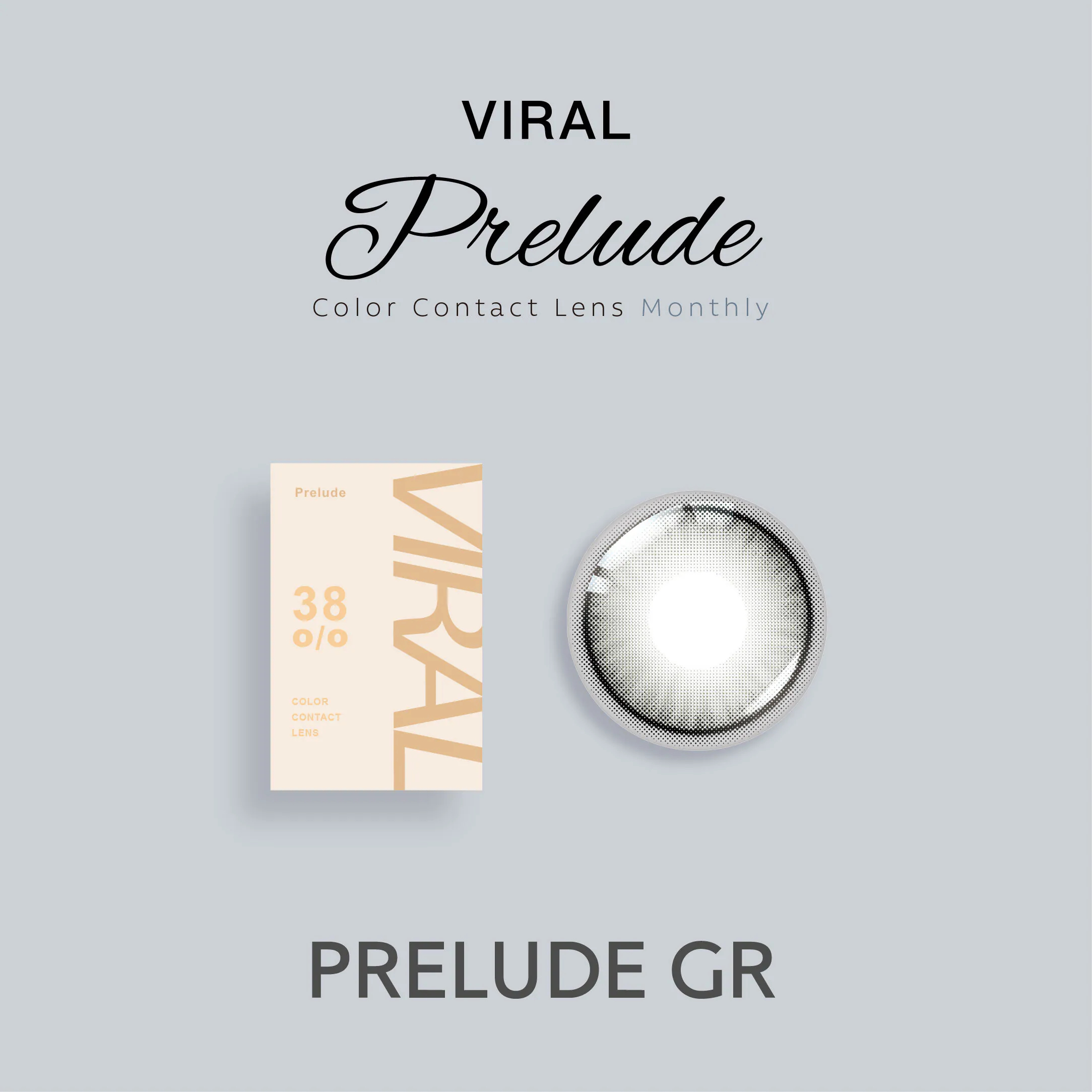 Karacon Viral Prelude - #362 序章灰 PRELUDE GR 月拋(2p)