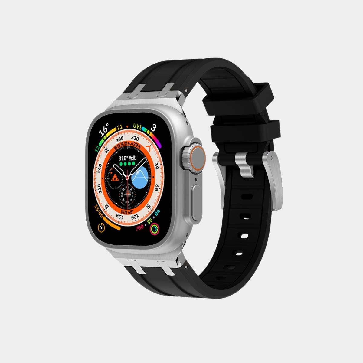 Apple watch rubber discount band