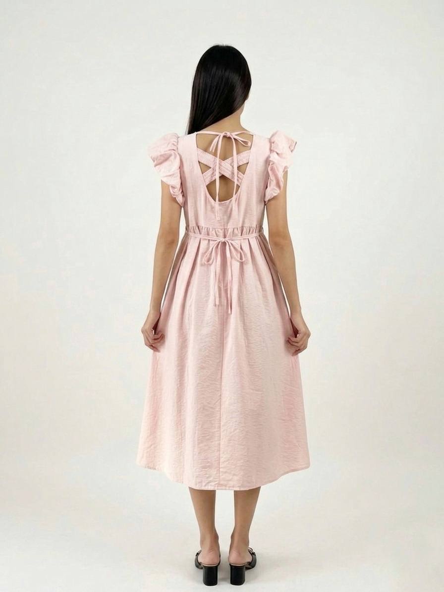 W8256 - Blossom Puff Dress