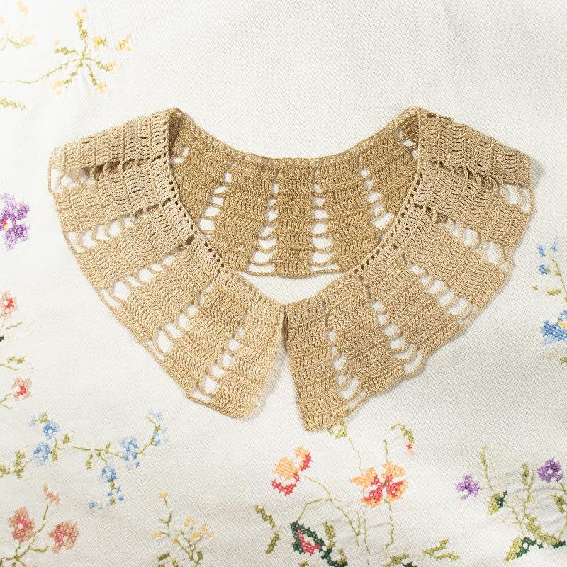 Vintage Mid-Century Handmade Lace Collar from Germany(NA0790)