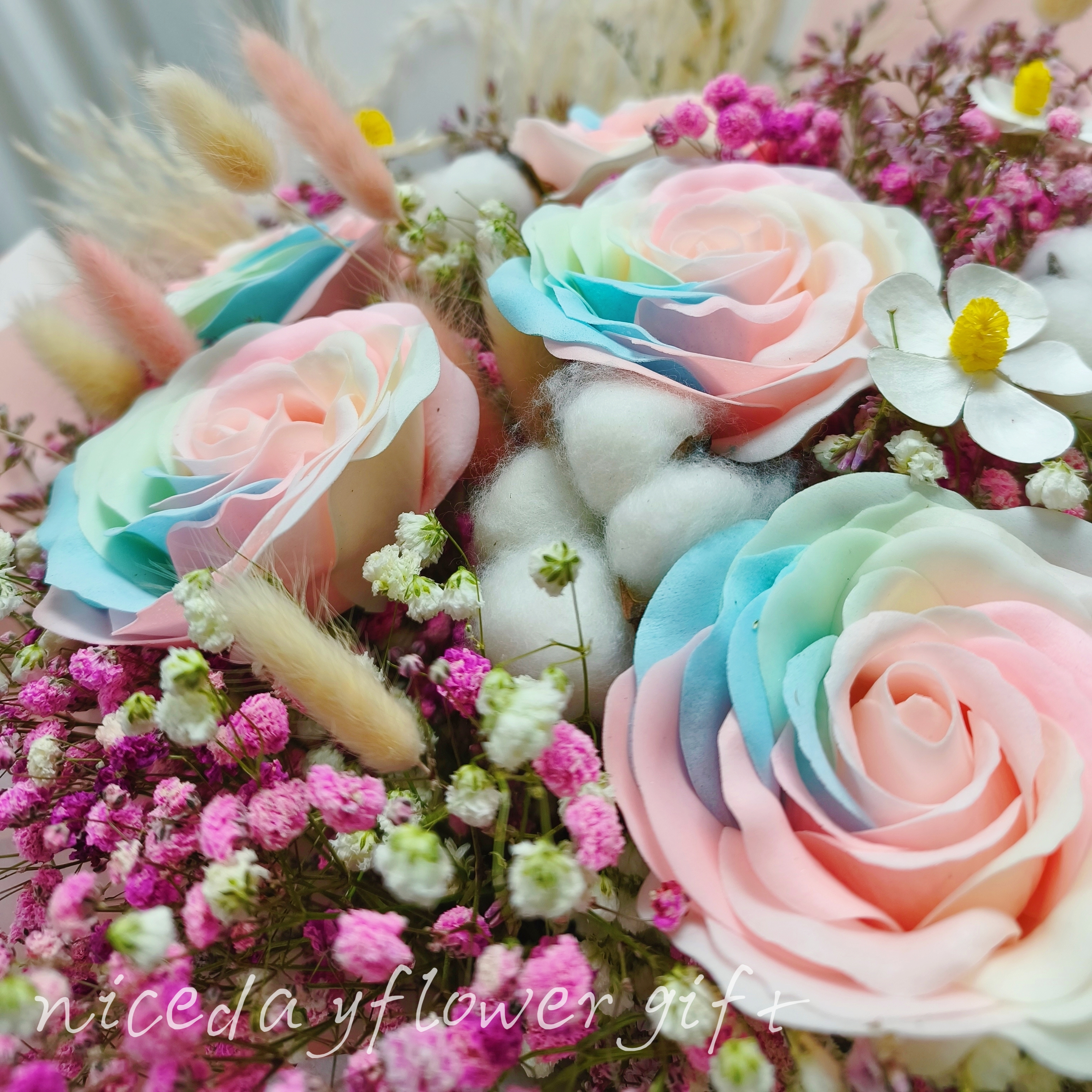 BB84 香皂花乾花束(不是鮮花)