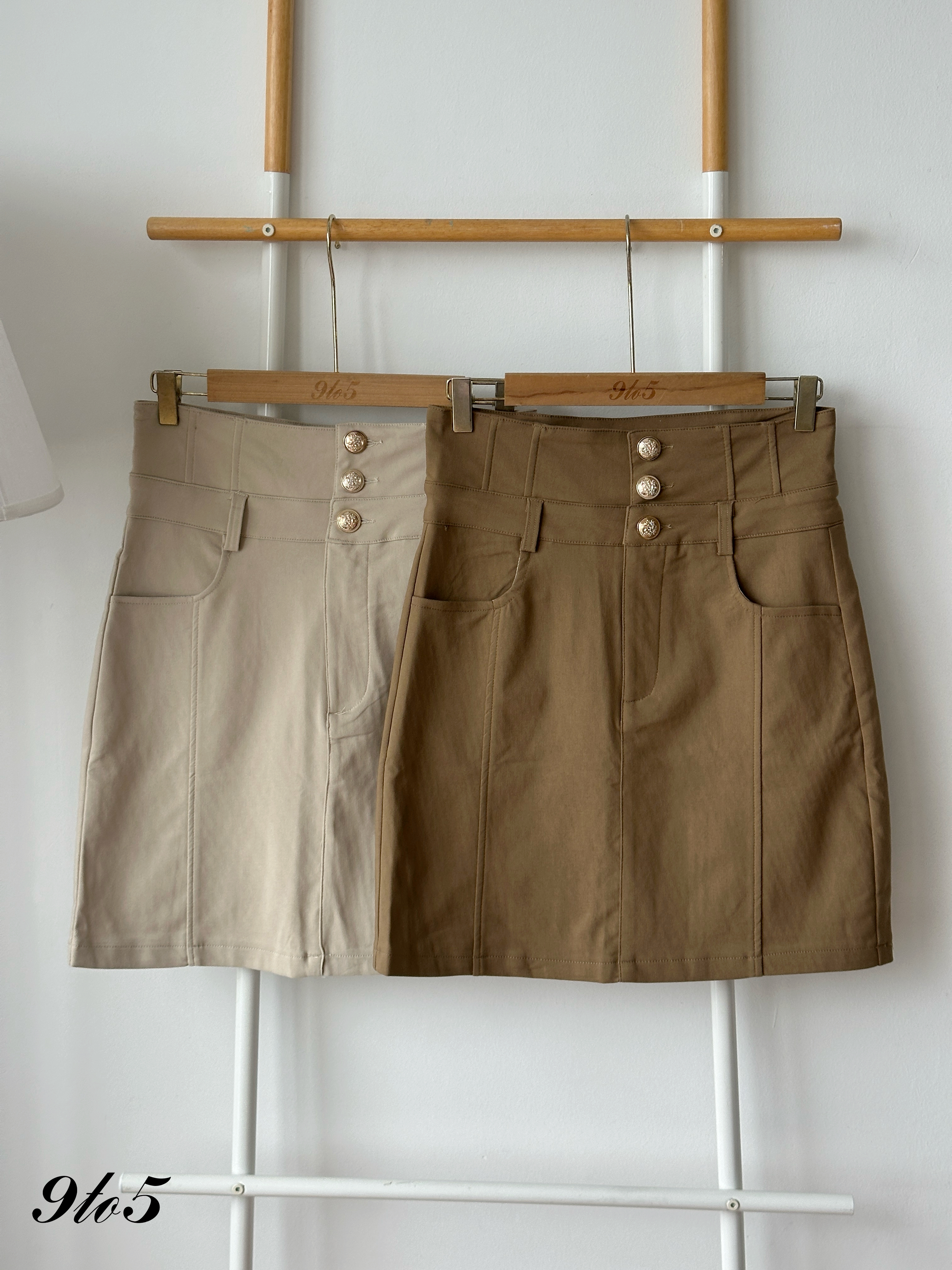 S1996 High Waisted Pencil Skirt - 3 Colors 