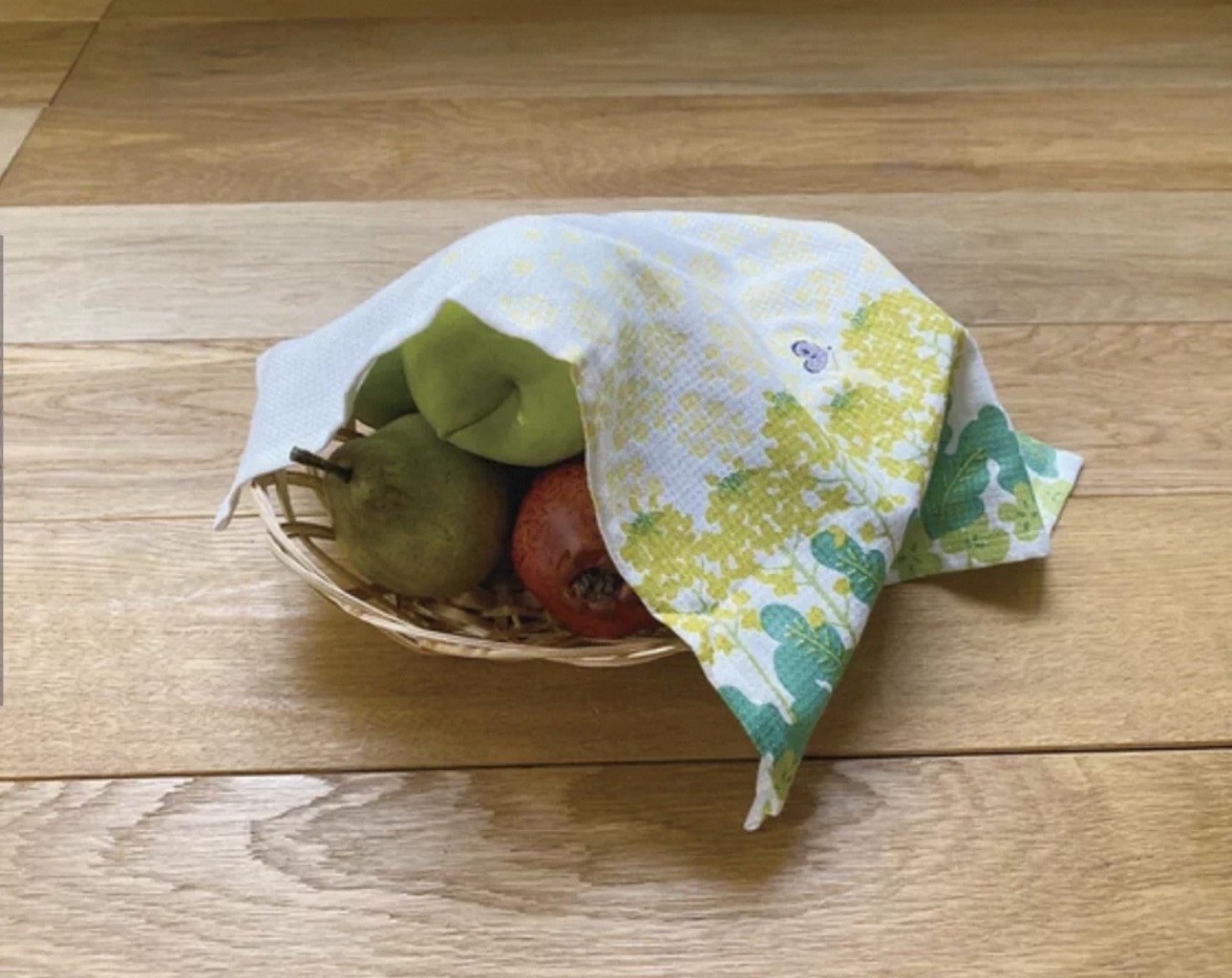 日本進口純棉格紋花朵與昆蟲竹纖維抹布