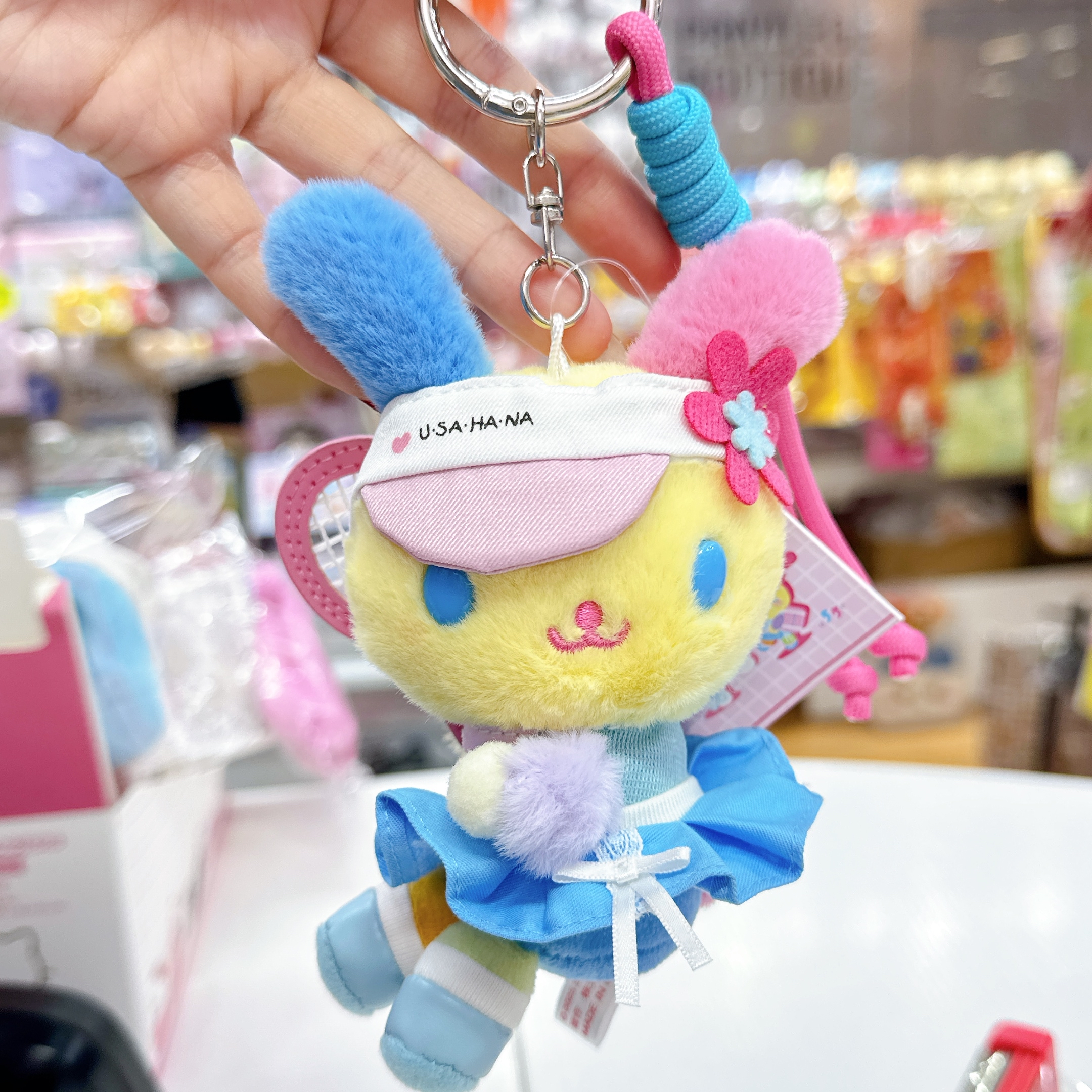上海限定Sanrio usahana 網球系列 公仔掛飾