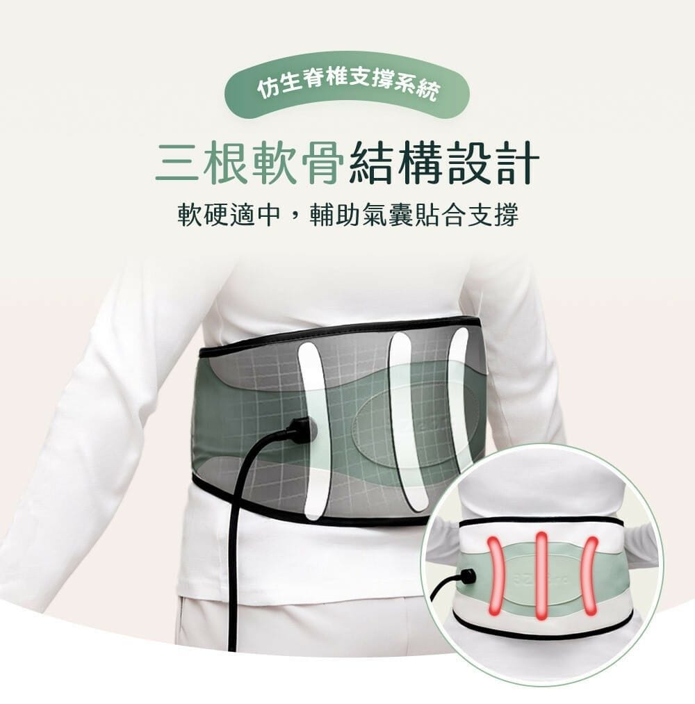 3ZeBra 呼呼腰 氣囊熱敷腰部按摩器