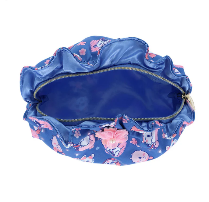 日本限定 Chiikawa 櫻花荷葉邊筆袋 