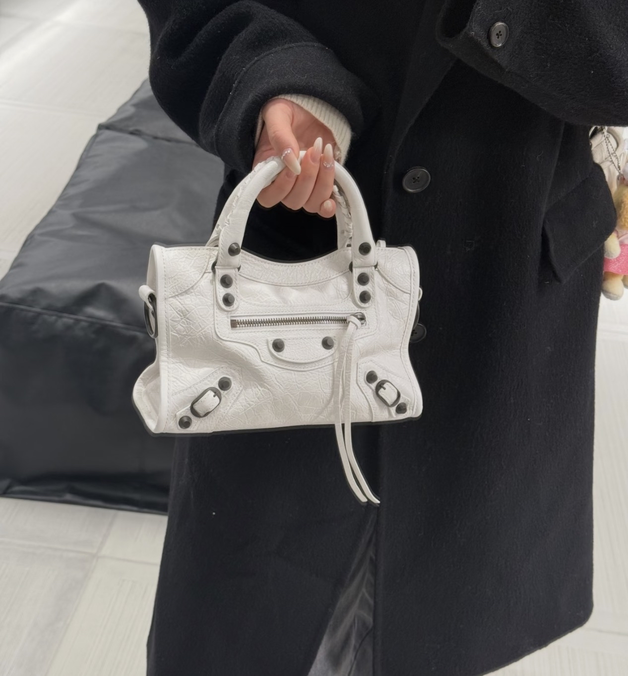 訂貨 ✨ Balenciaga Mini Le City Bag 白色羊皮 Size 24x16cm